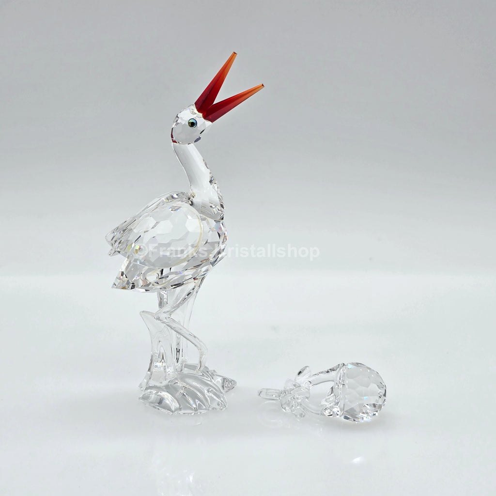 SWAROVSKI Storch Mit Baby 659401
