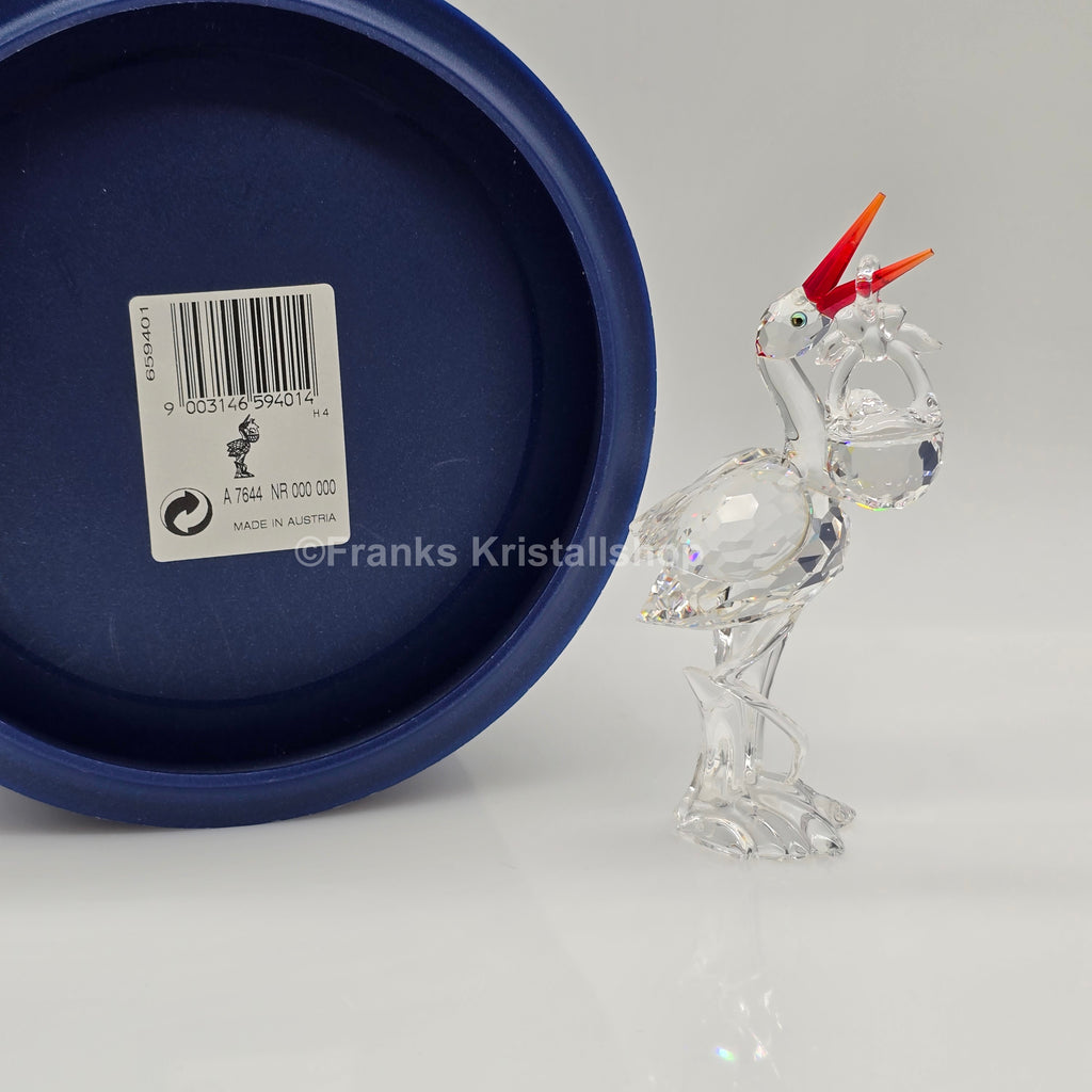 SWAROVSKI Storch Mit Baby 659401