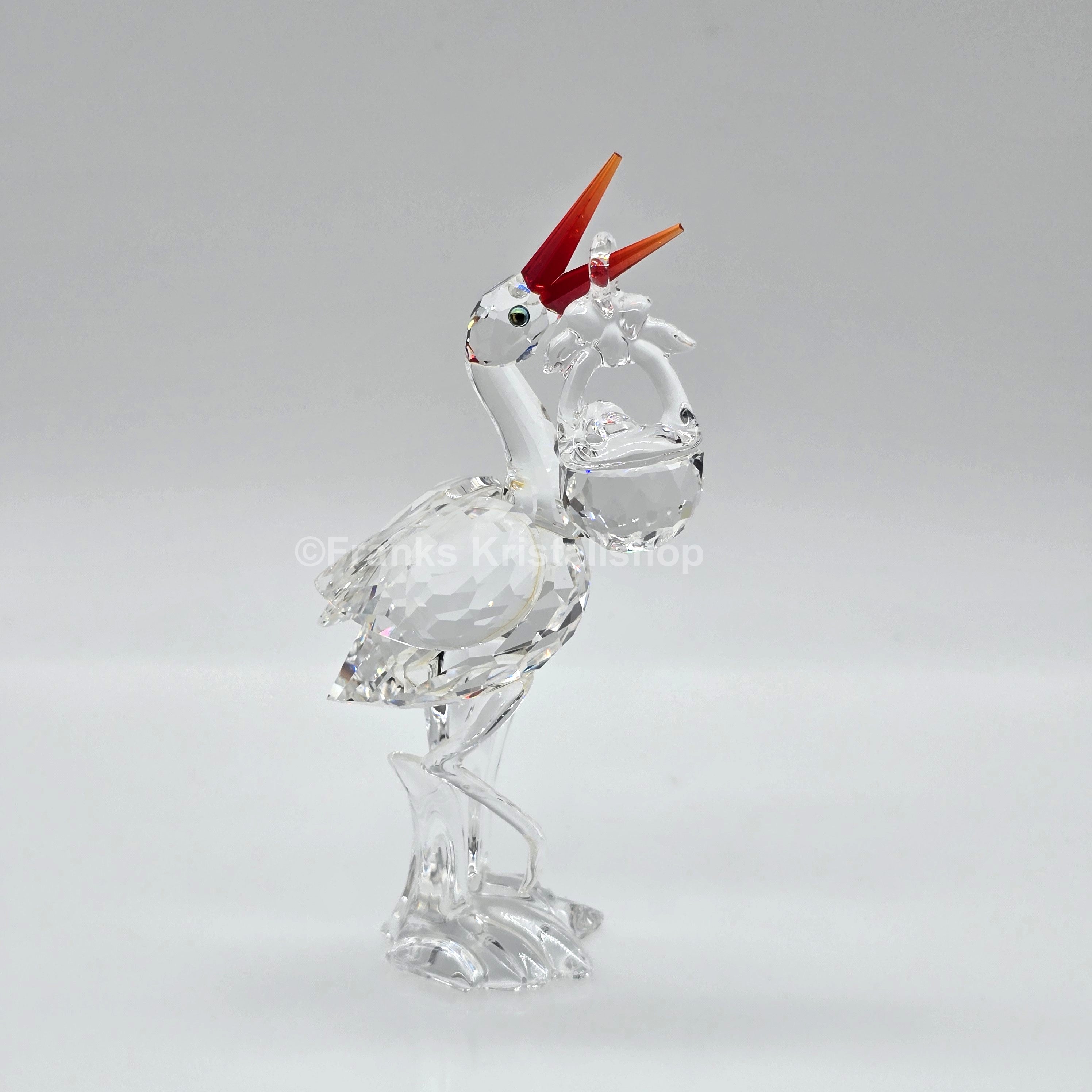 SWAROVSKI Storch Mit Baby 659401