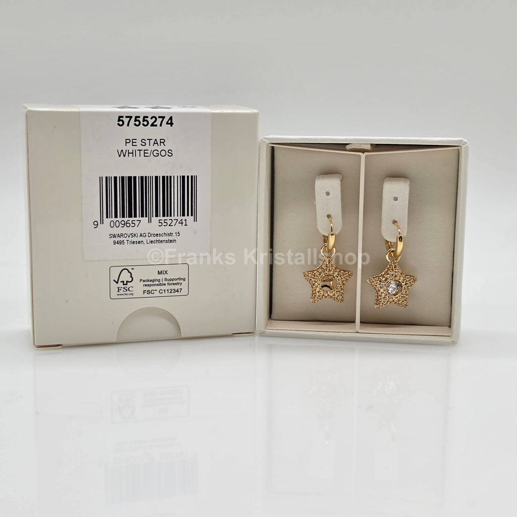 SWAROVSKI Sublima Stern Drop-Ohrhänger Goldbeschichtet 5755274