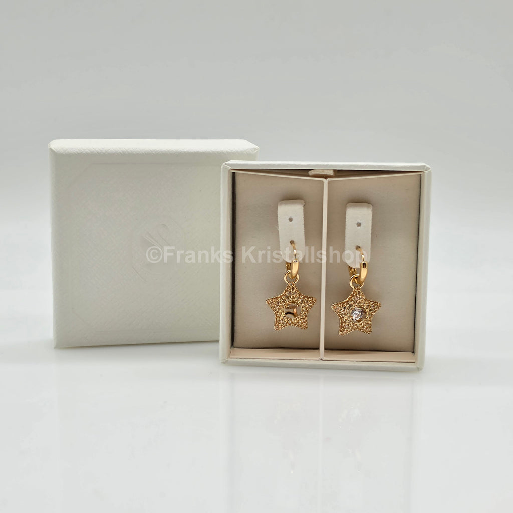 SWAROVSKI Sublima Stern Drop-Ohrhänger Goldbeschichtet 5755274