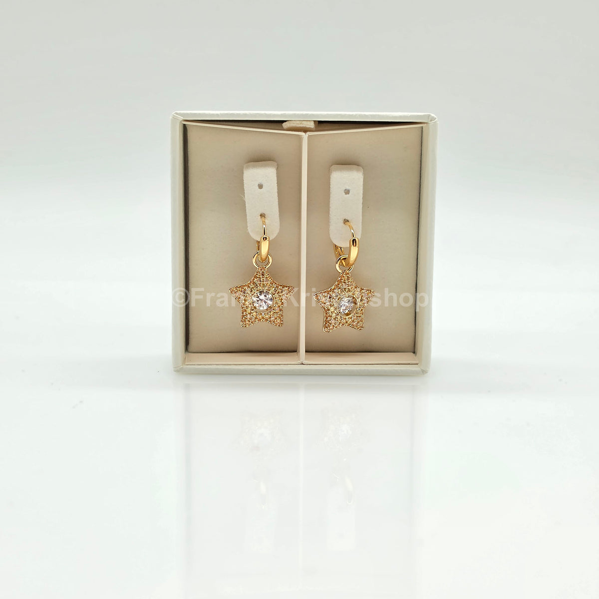 SWAROVSKI Sublima Stern Drop-Ohrhänger Goldbeschichtet 5755274