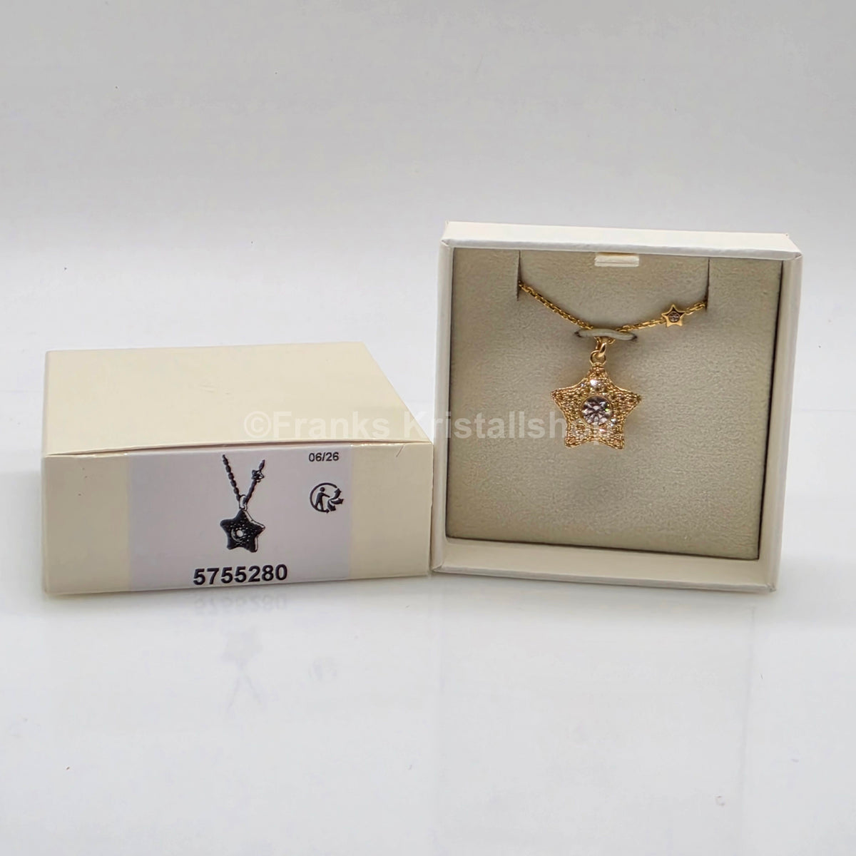 SWAROVSKI Sublima Stern Halskette Goldbeschichtet 5755280