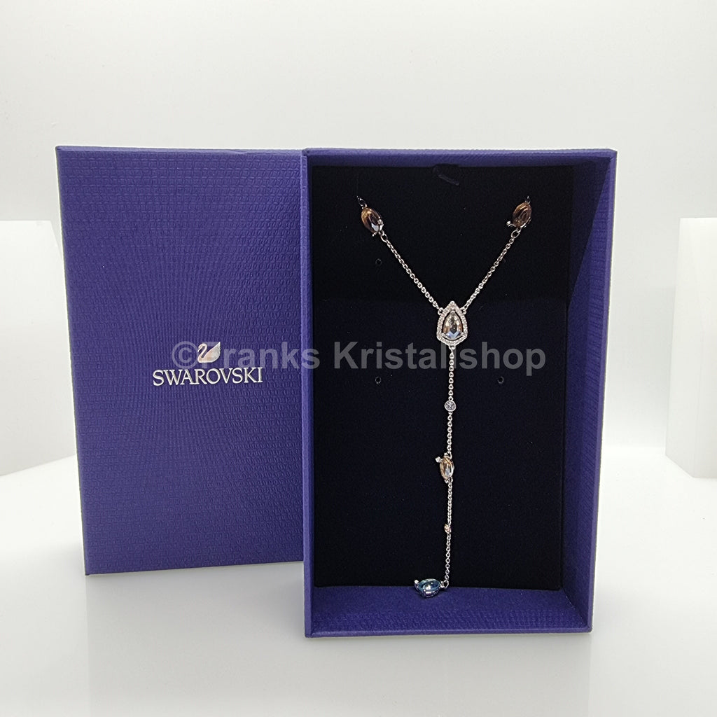 SWAROVSKI Sunny Y-Halskette Mehrfarbig Pastell, Rhodiniert 5518415