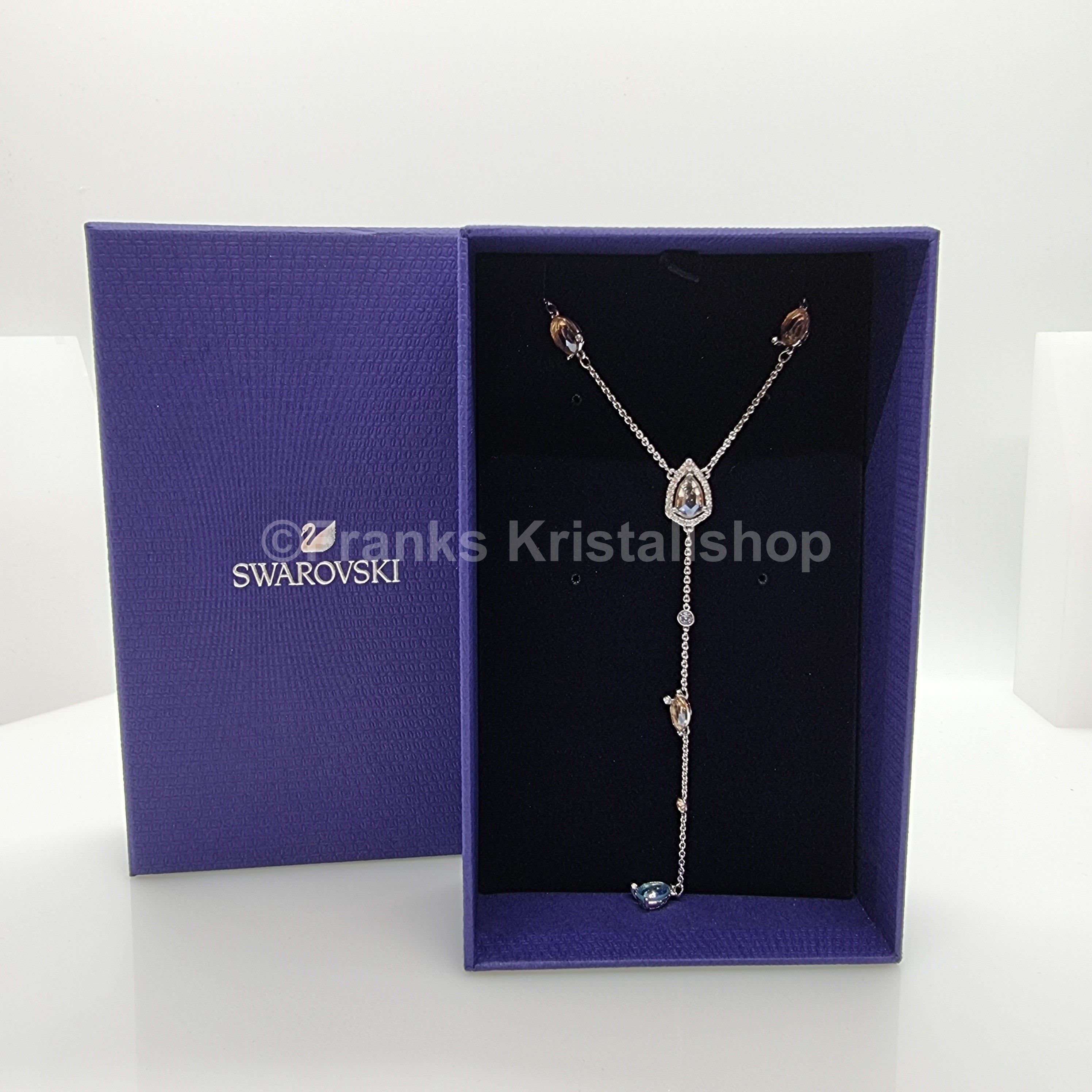 SWAROVSKI Sunny Y-Halskette Mehrfarbig Pastell, Rhodiniert 5518415
