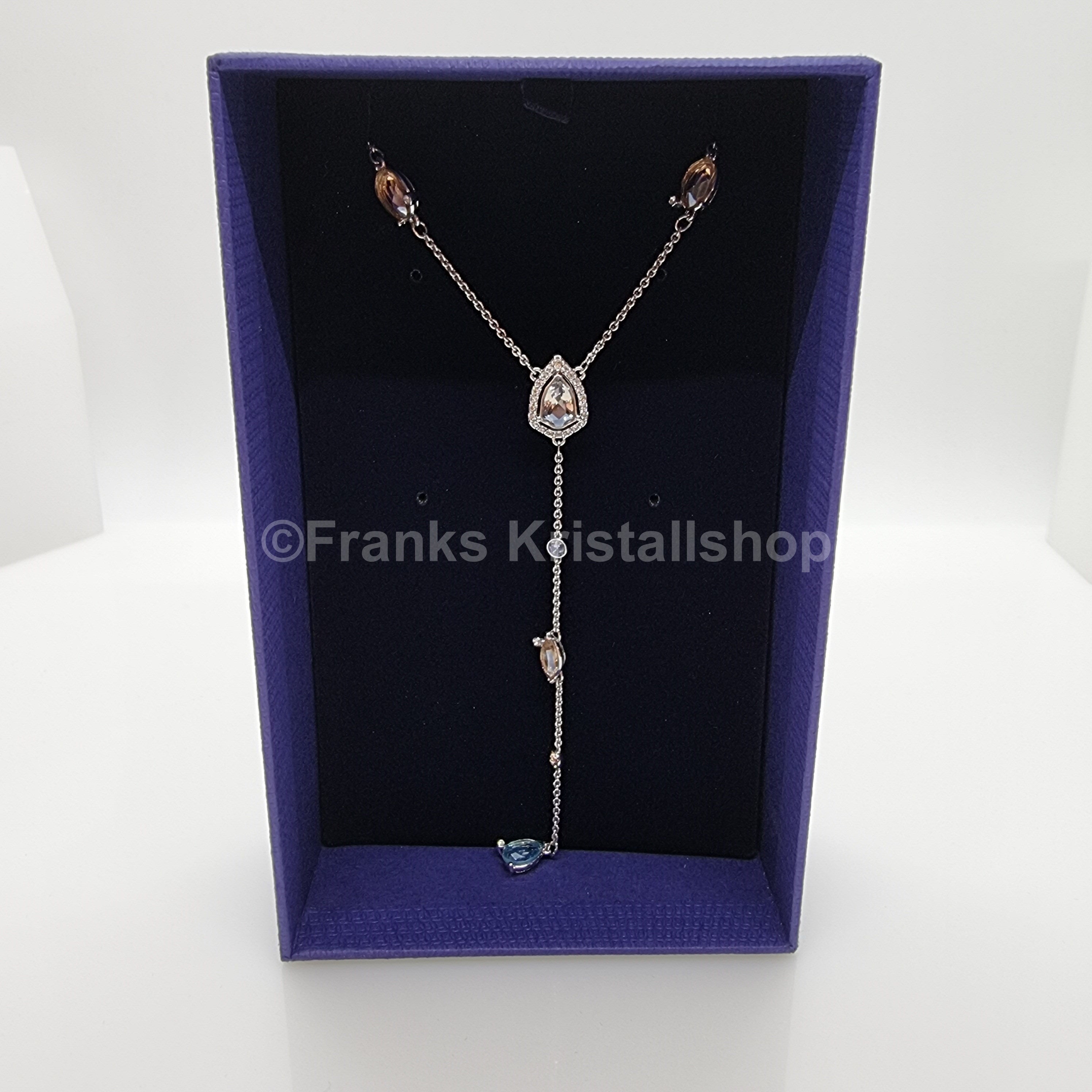 SWAROVSKI Sunny Y-Halskette Mehrfarbig Pastell, Rhodiniert 5518415
