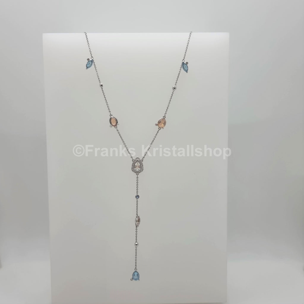 SWAROVSKI Sunny Y-Halskette Mehrfarbig Pastell, Rhodiniert 5518415