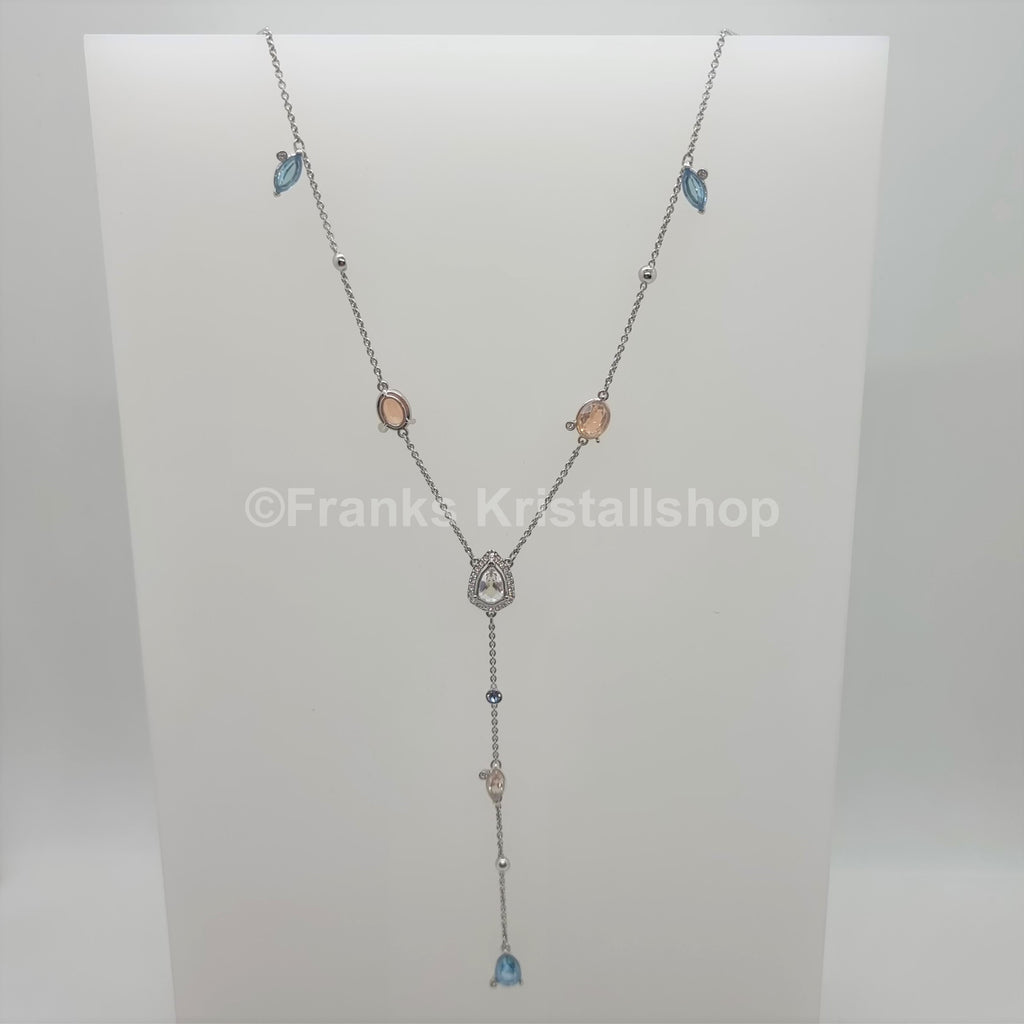 SWAROVSKI Sunny Y-Halskette Mehrfarbig Pastell, Rhodiniert 5518415
