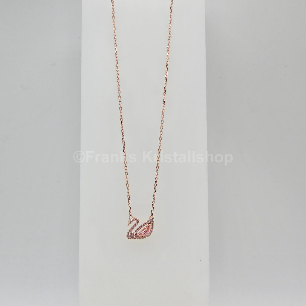 SWAROVSKI Swan Halskette Schwan Kette, Rosa, Roségold-Legierungsschicht 5469989