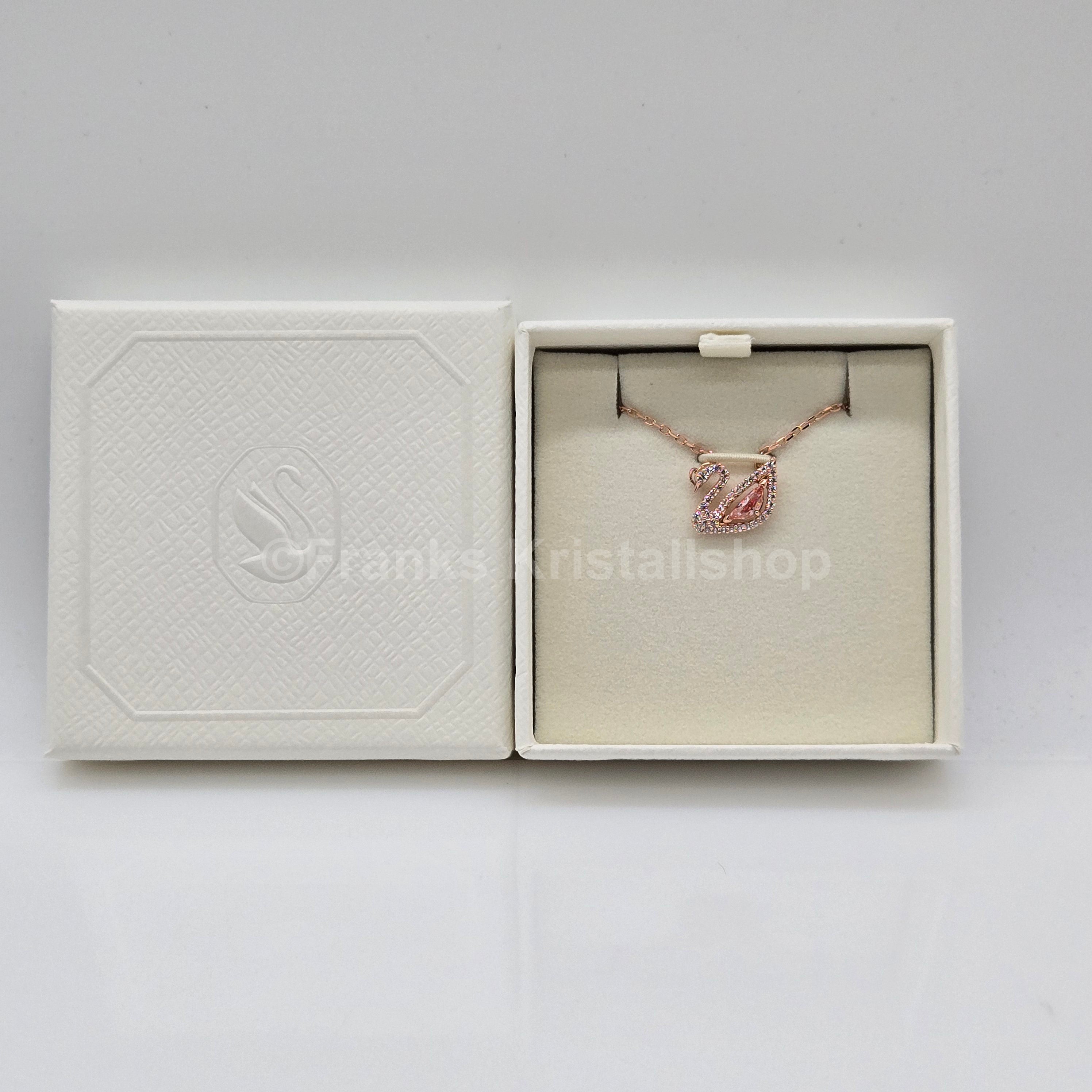 SWAROVSKI Swan Halskette Schwan Kette, Rosa, Roségold-Legierungsschicht 5469989