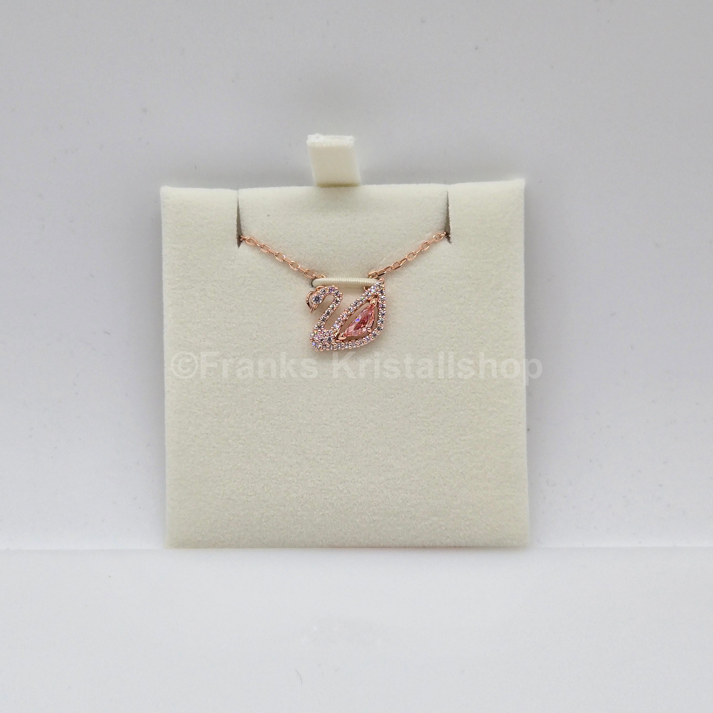 SWAROVSKI Swan Halskette Schwan Kette, Rosa, Roségold-Legierungsschicht 5469989