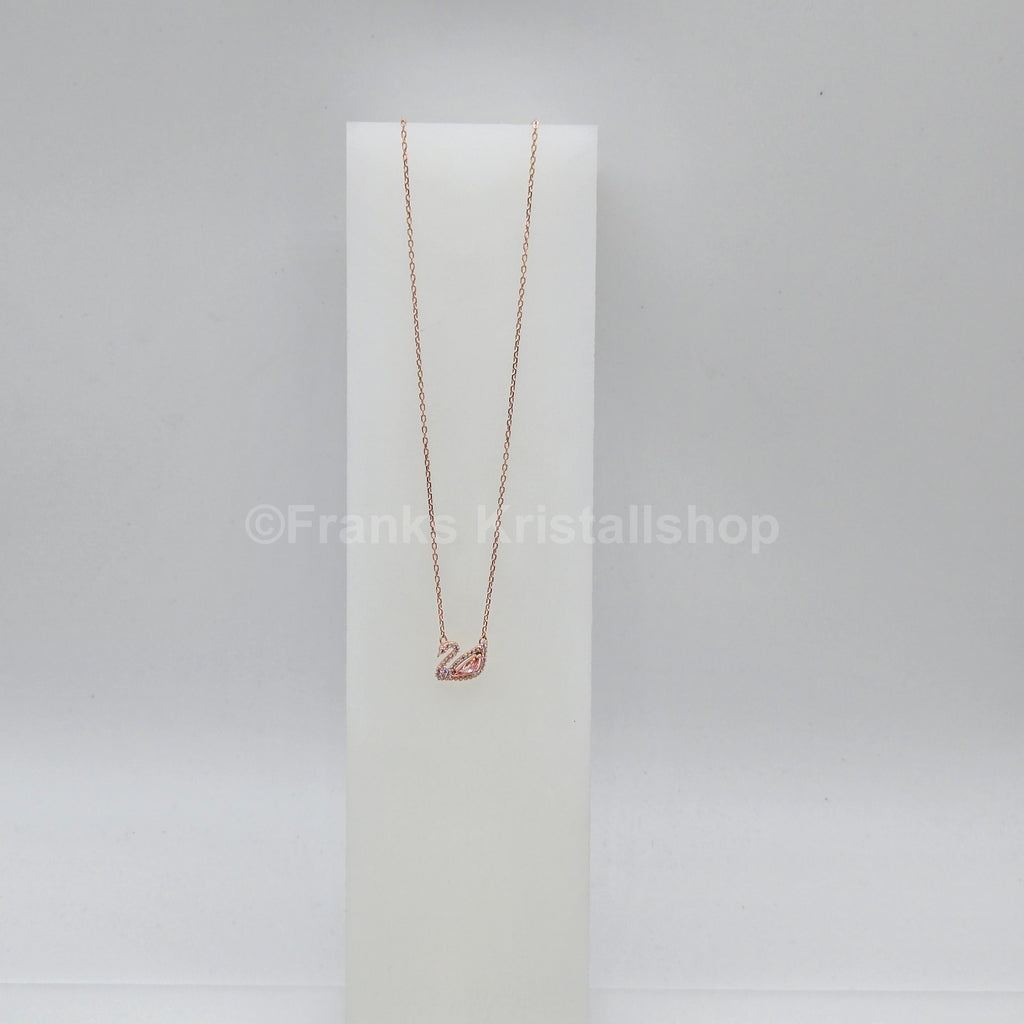 SWAROVSKI Swan Halskette Schwan Kette, Rosa, Roségold-Legierungsschicht 5469989