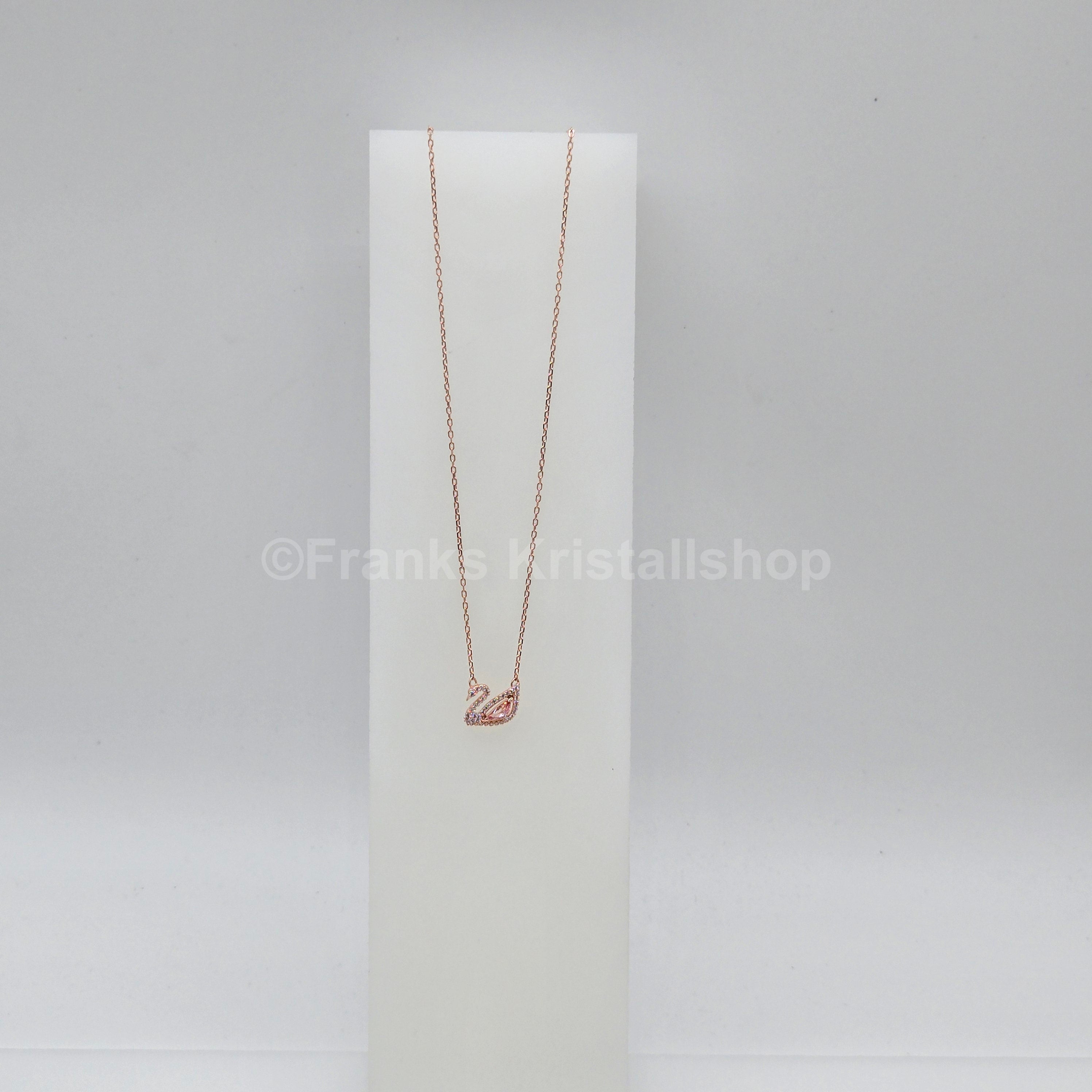 SWAROVSKI Swan Halskette Schwan Kette, Rosa, Roségold-Legierungsschicht 5469989