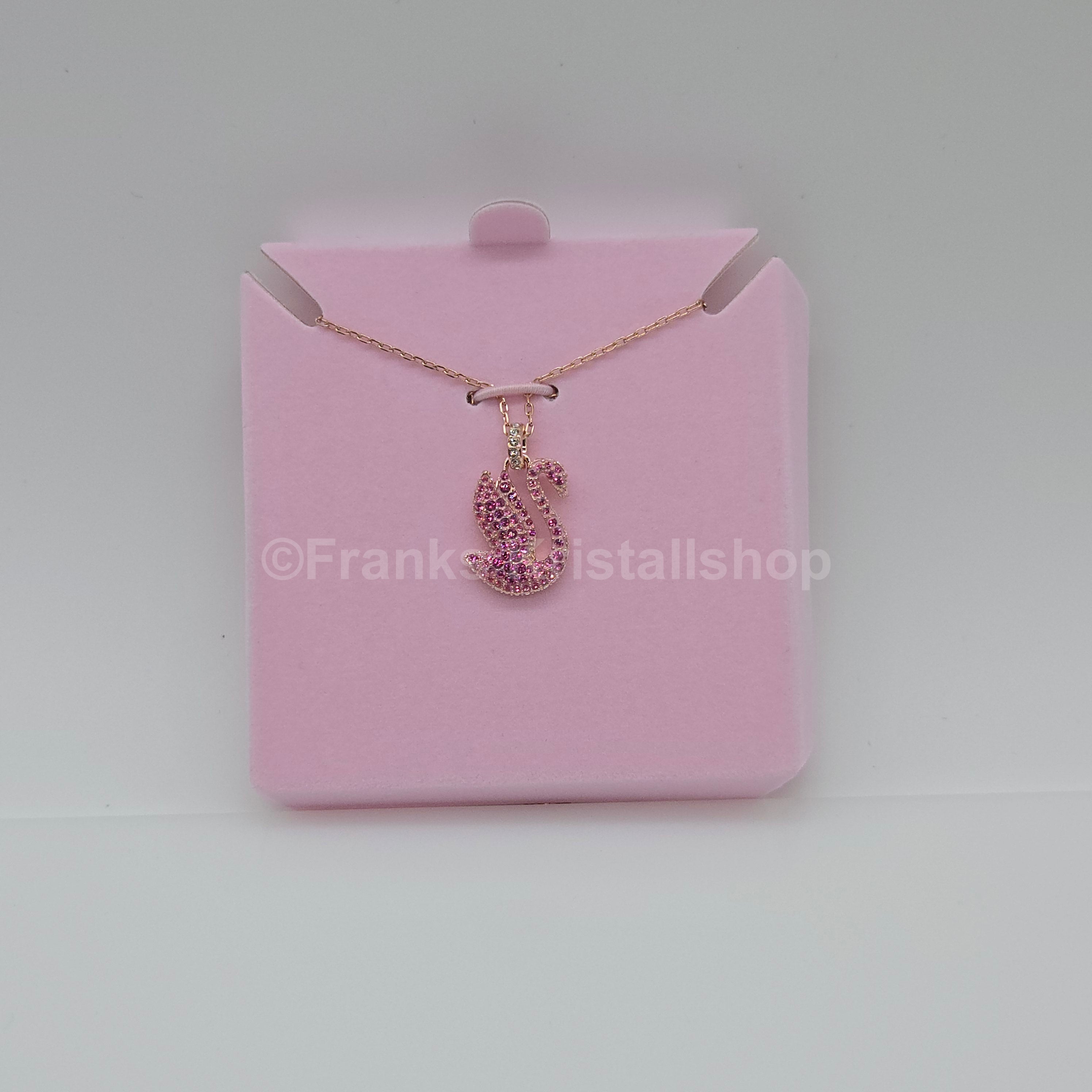 SWAROVSKI Swan Halskette Schwan Kette, Rosa, Roségold-Legierungsschicht 5660028