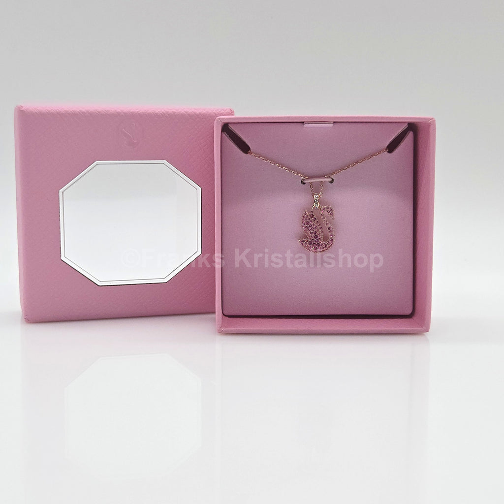 SWAROVSKI Swan Halskette Schwan Kette, Rosa, Roségold-Legierungsschicht 5660028