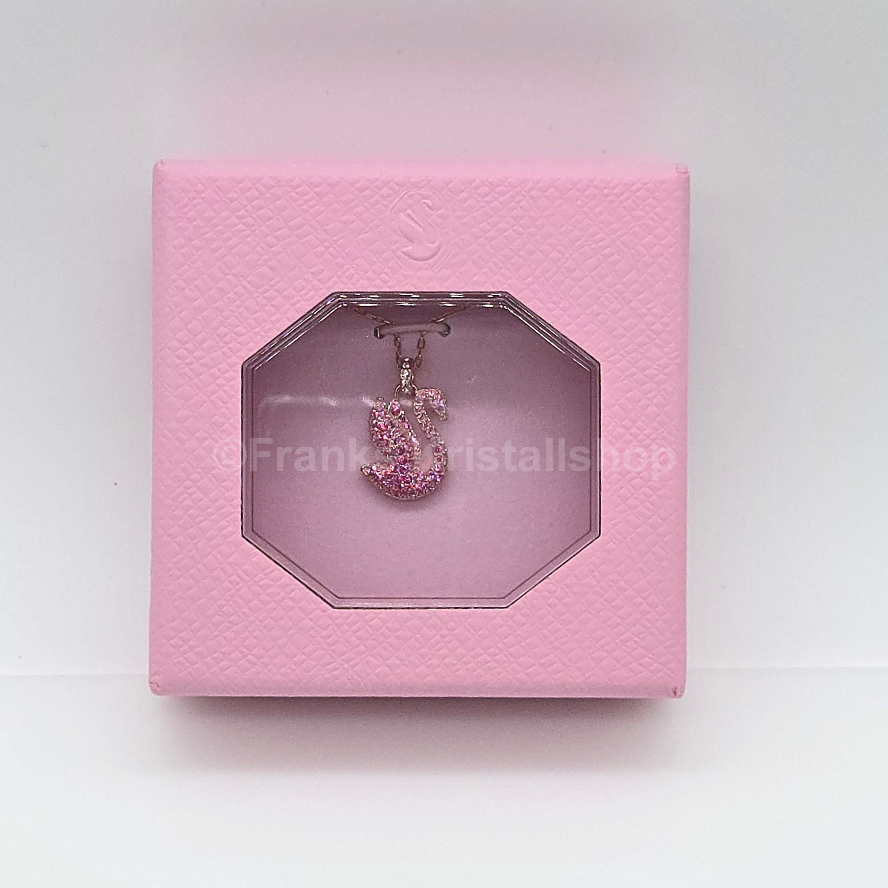 SWAROVSKI Swan Halskette Schwan Kette, Rosa, Roségold-Legierungsschicht 5660028