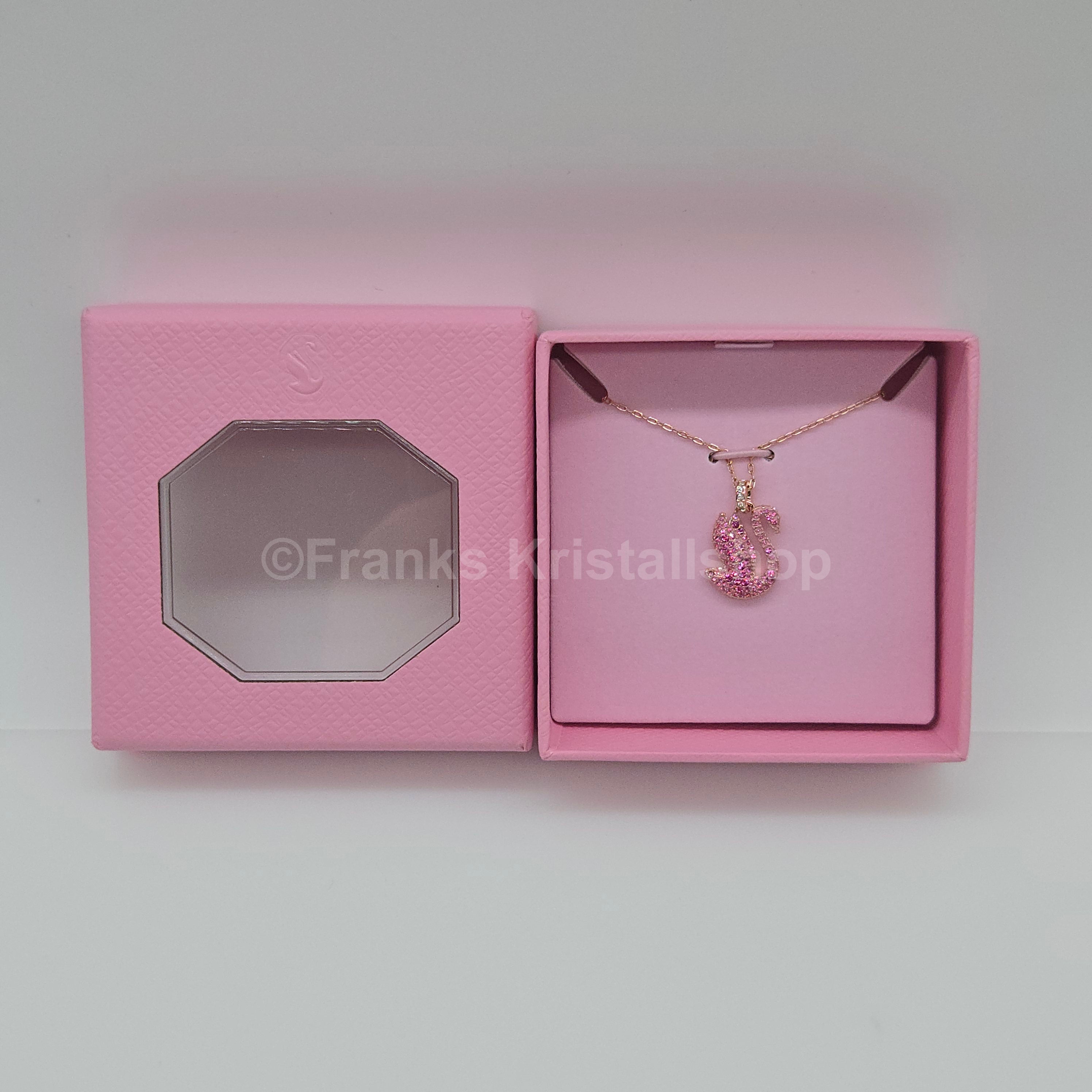 SWAROVSKI Swan Halskette Schwan Kette, Rosa, Roségold-Legierungsschicht 5660028