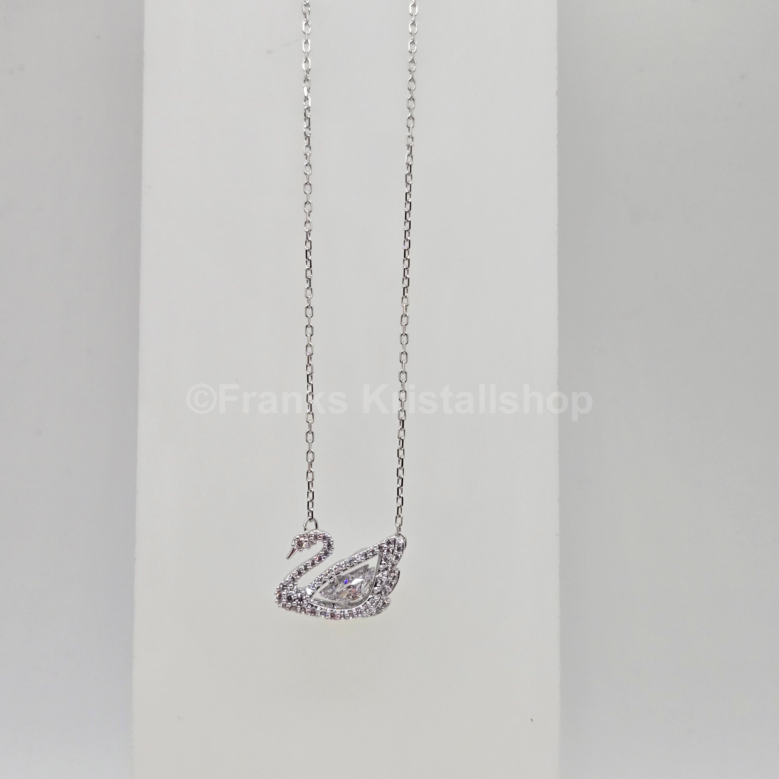SWAROVSKI Swan Halskette Schwan Kette, Weiß, Rhodiniert 5514421