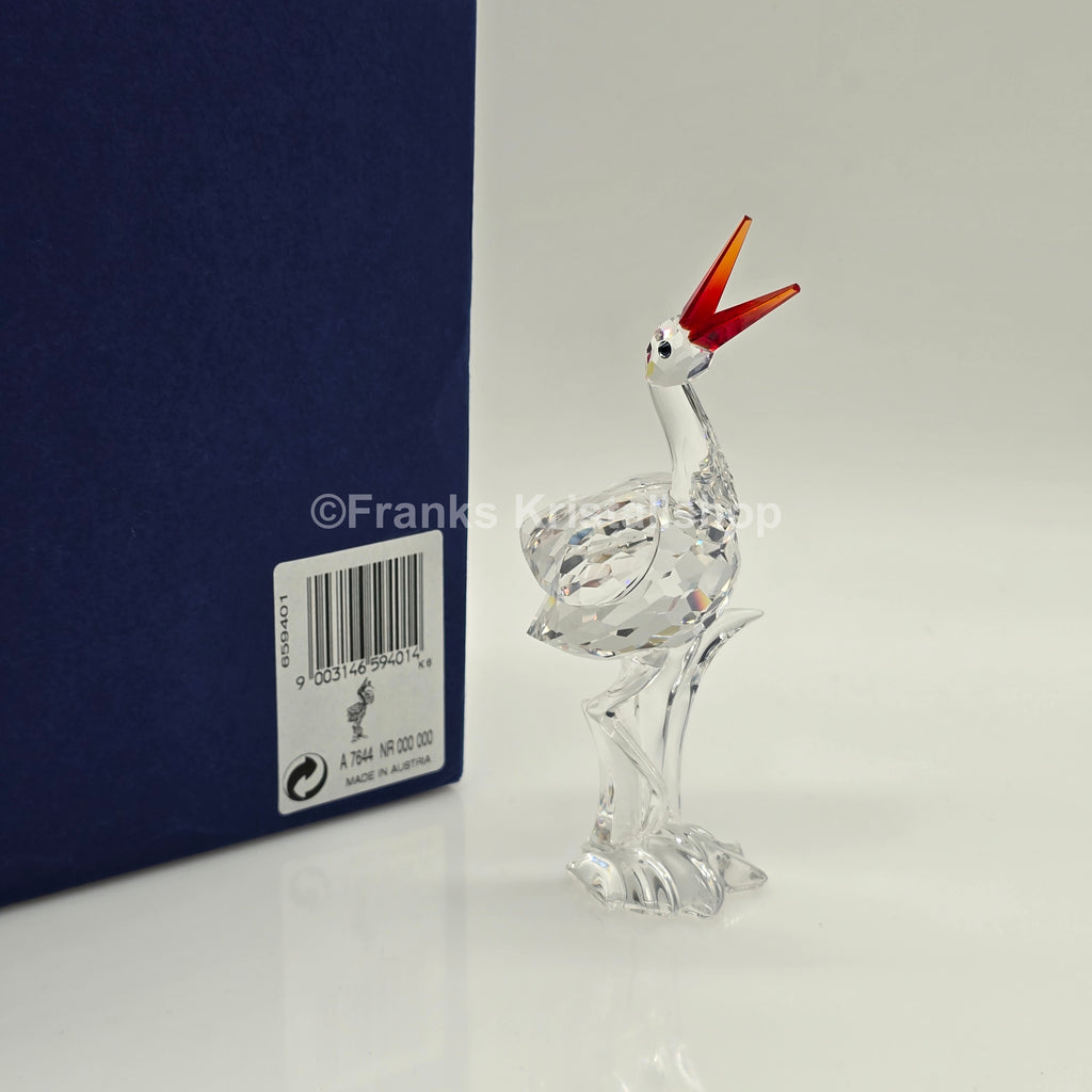 SWAROVSKI Storch Mit Baby 659401