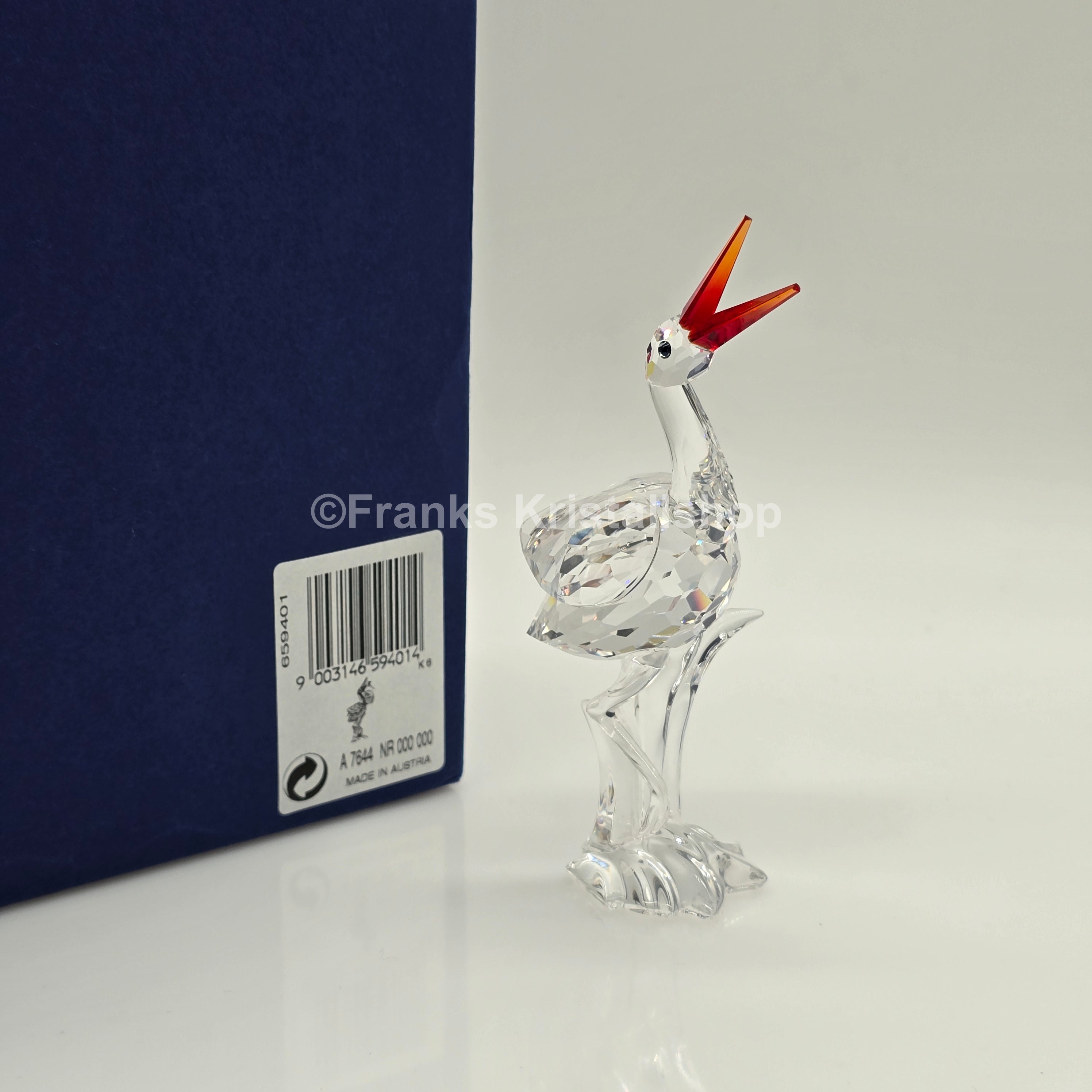 SWAROVSKI Storch Mit Baby 659401