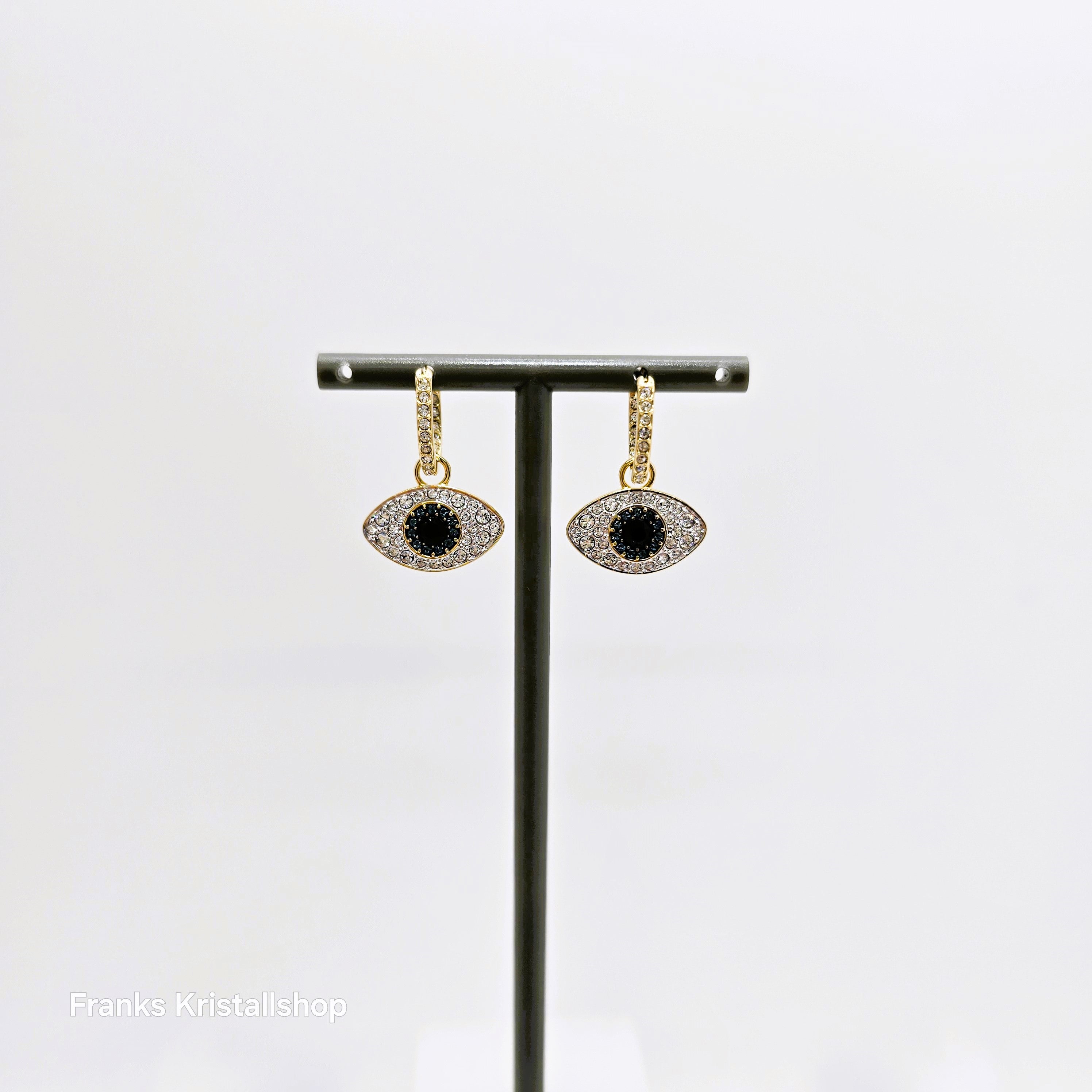 SWAROVSKI Symbolica Drop-Ohrhänger Böser Blick, Blau, Goldlegierungsschicht 5692163
