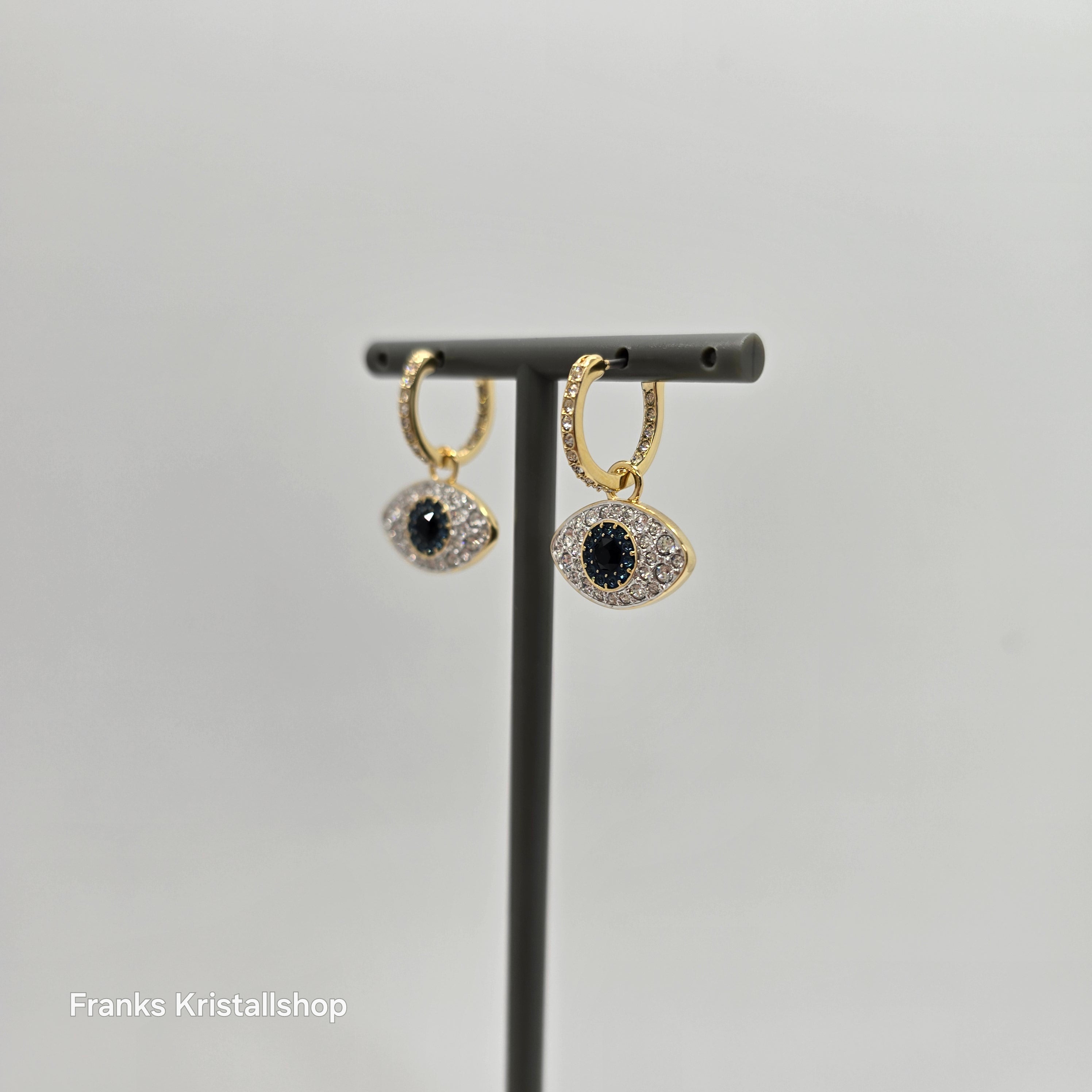 SWAROVSKI Symbolica Drop-Ohrhänger Böser Blick, Blau, Goldlegierungsschicht 5692163