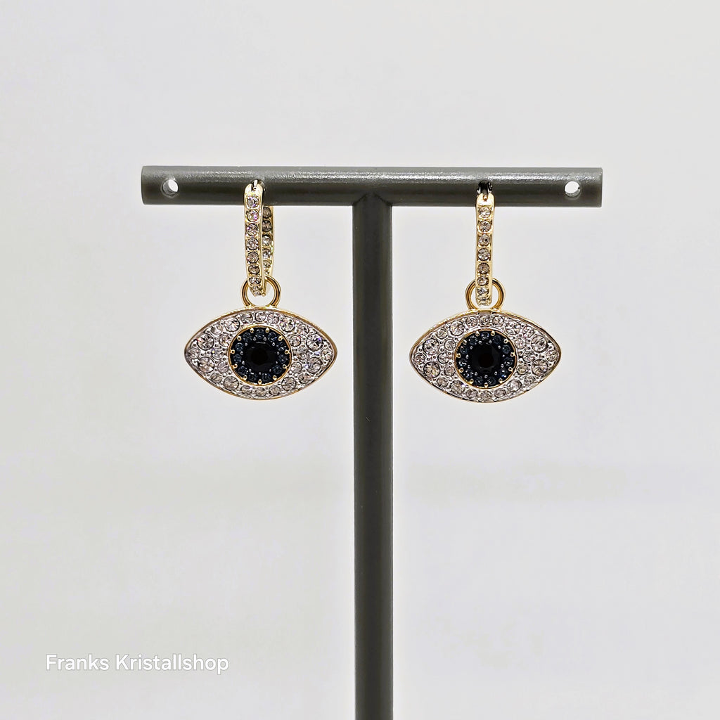 SWAROVSKI Symbolica Drop-Ohrhänger Böser Blick, Blau, Goldlegierungsschicht 5692163