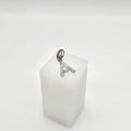SWAROVSKI Symbolica Charm Buchstabe Anhänger A - Z, Weiß, Rhodiniert