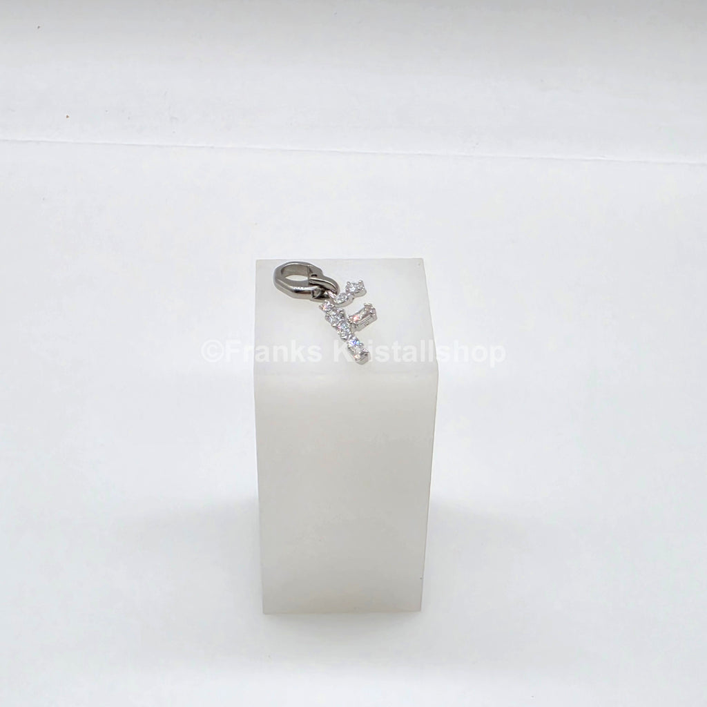 SWAROVSKI Symbolica Charm Buchstabe Anhänger A - Z, Weiß, Rhodiniert