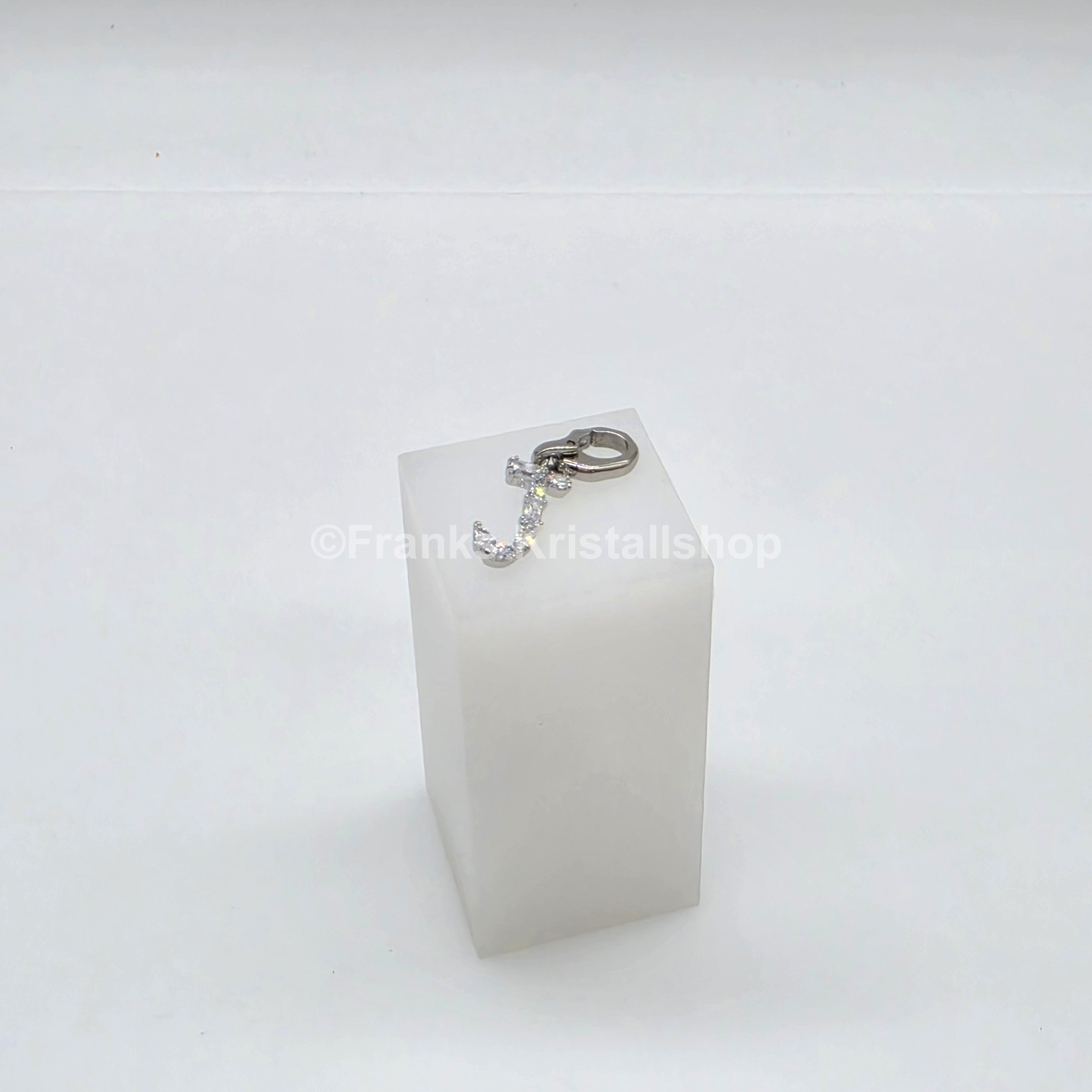 SWAROVSKI Symbolica Charm Buchstabe Anhänger A - Z, Weiß, Rhodiniert