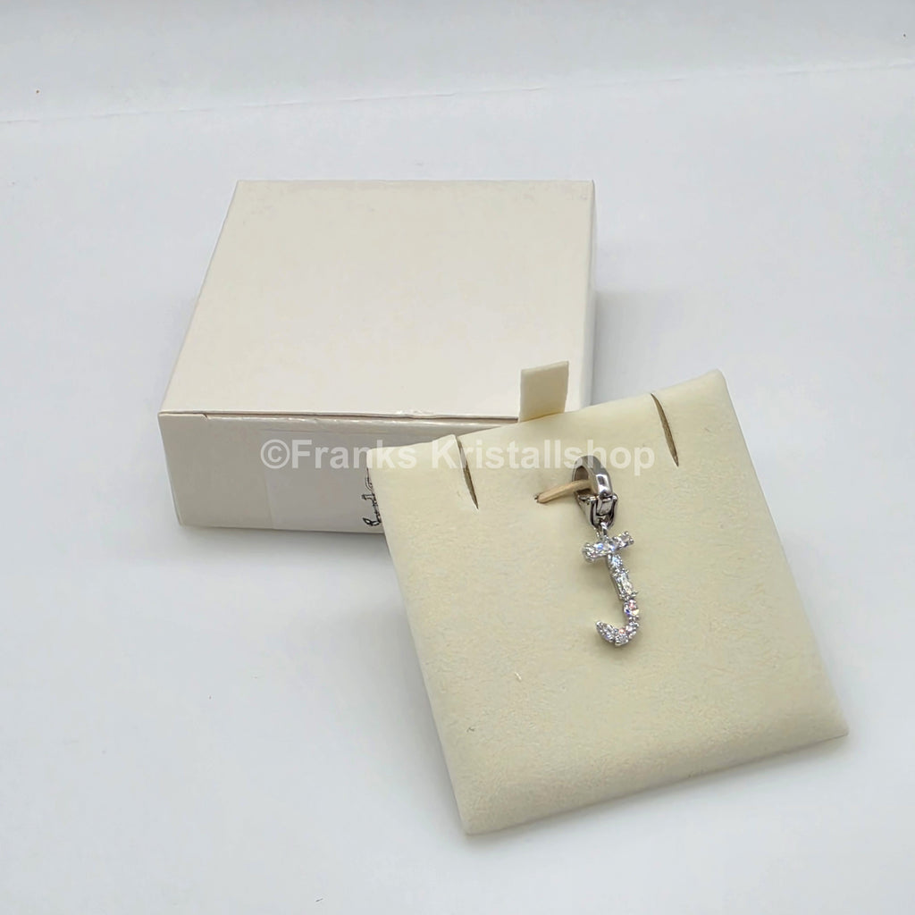 SWAROVSKI Symbolica Charm Buchstabe Anhänger A - Z, Weiß, Rhodiniert