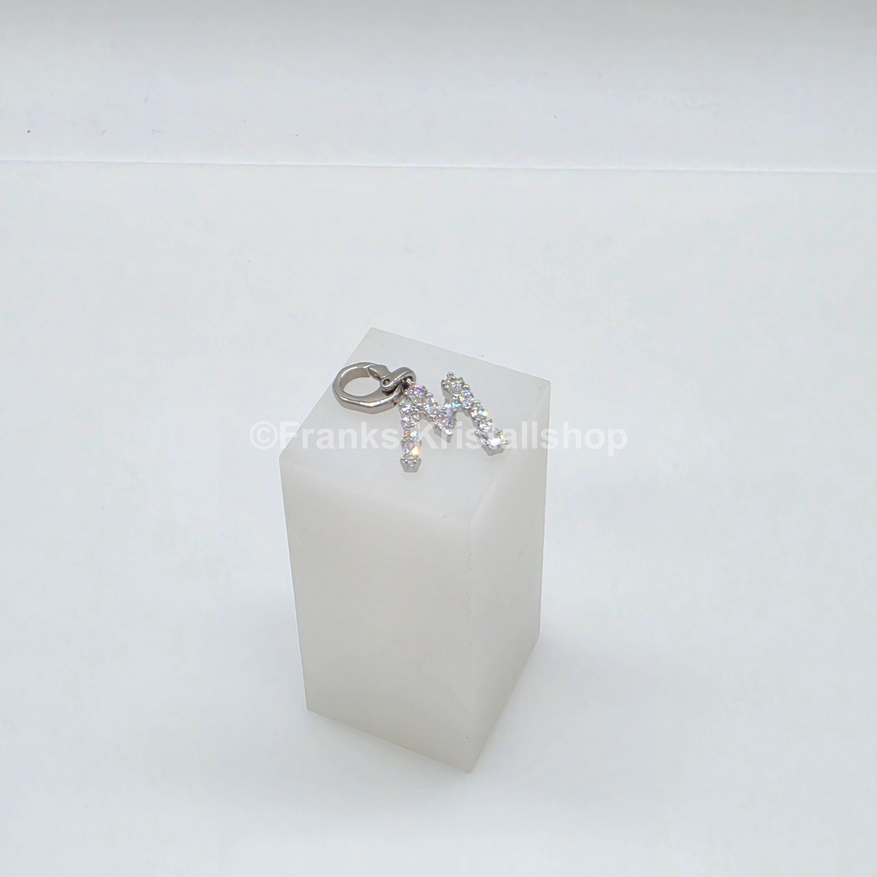 SWAROVSKI Symbolica Charm Buchstabe Anhänger A - Z, Weiß, Rhodiniert