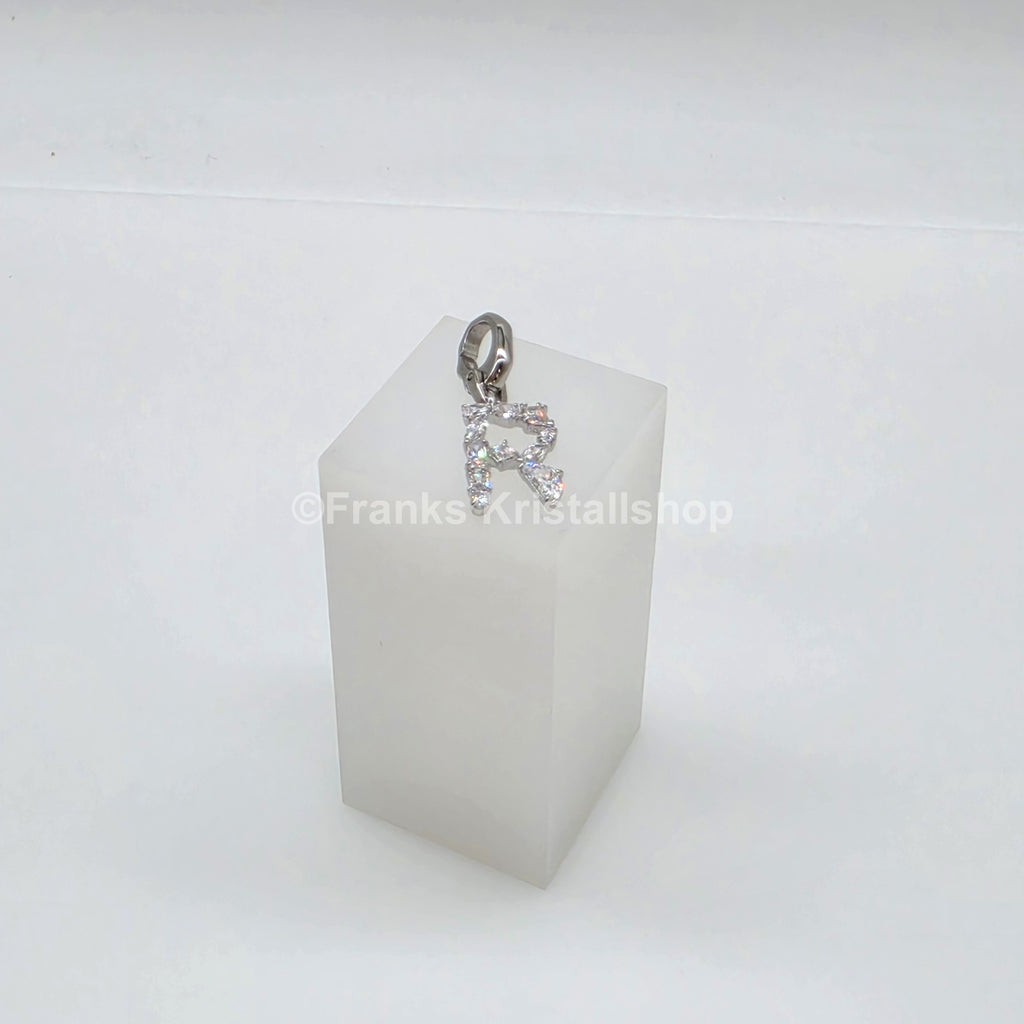 SWAROVSKI Symbolica Charm Buchstabe Anhänger A - Z, Weiß, Rhodiniert