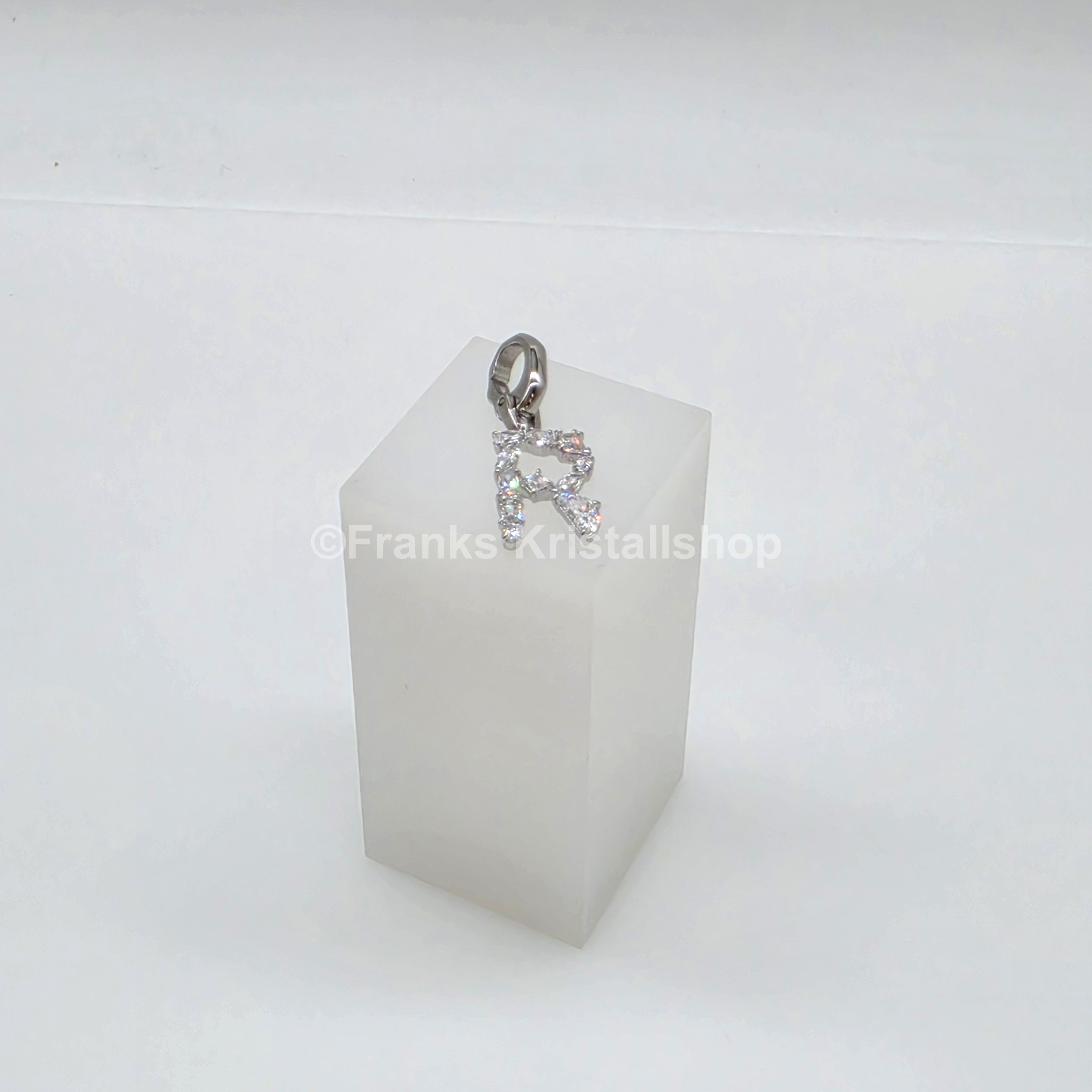 SWAROVSKI Symbolica Charm Buchstabe Anhänger A - Z, Weiß, Rhodiniert