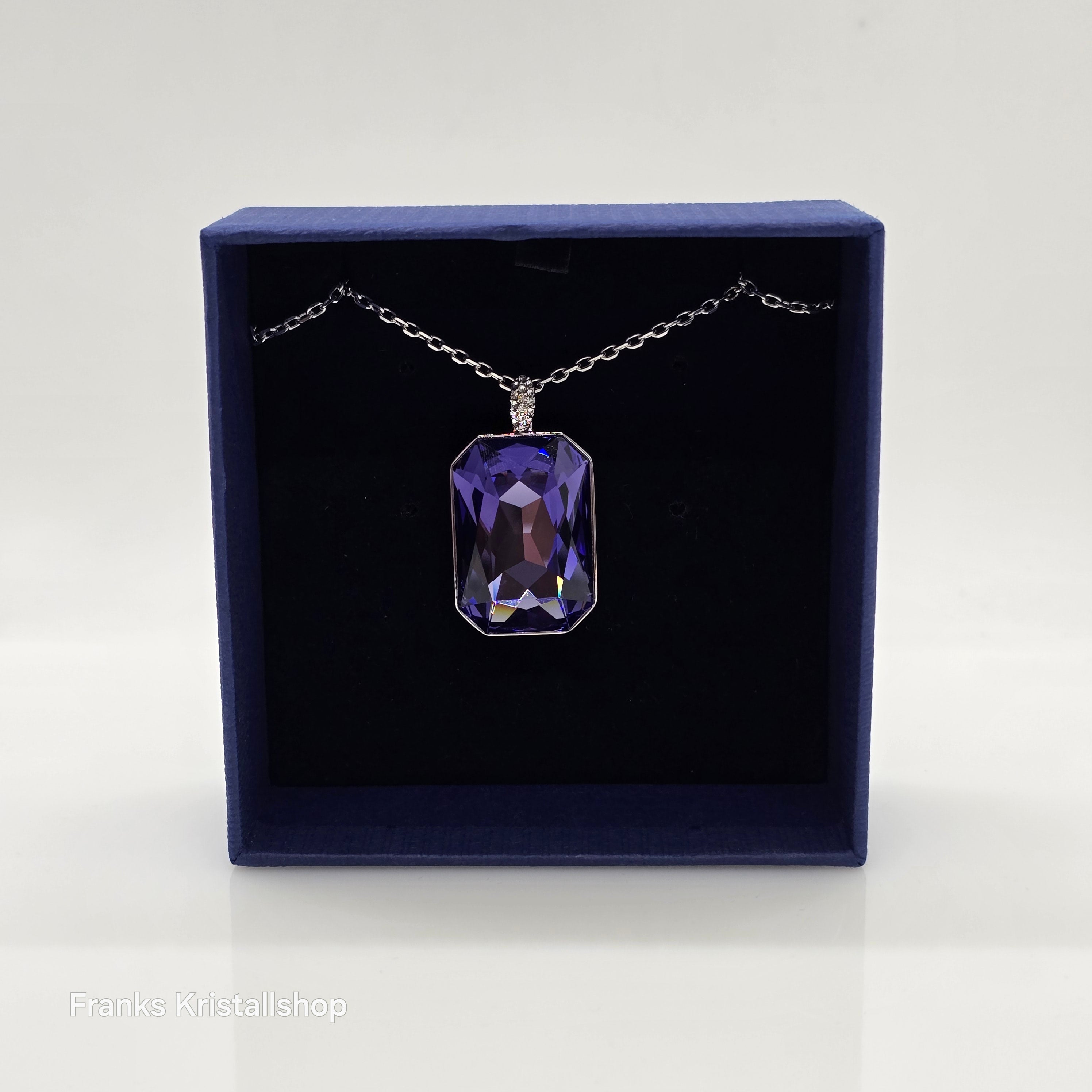SWAROVSKI Synthesis Halskette Violett Swanflower-Motiv 1158003