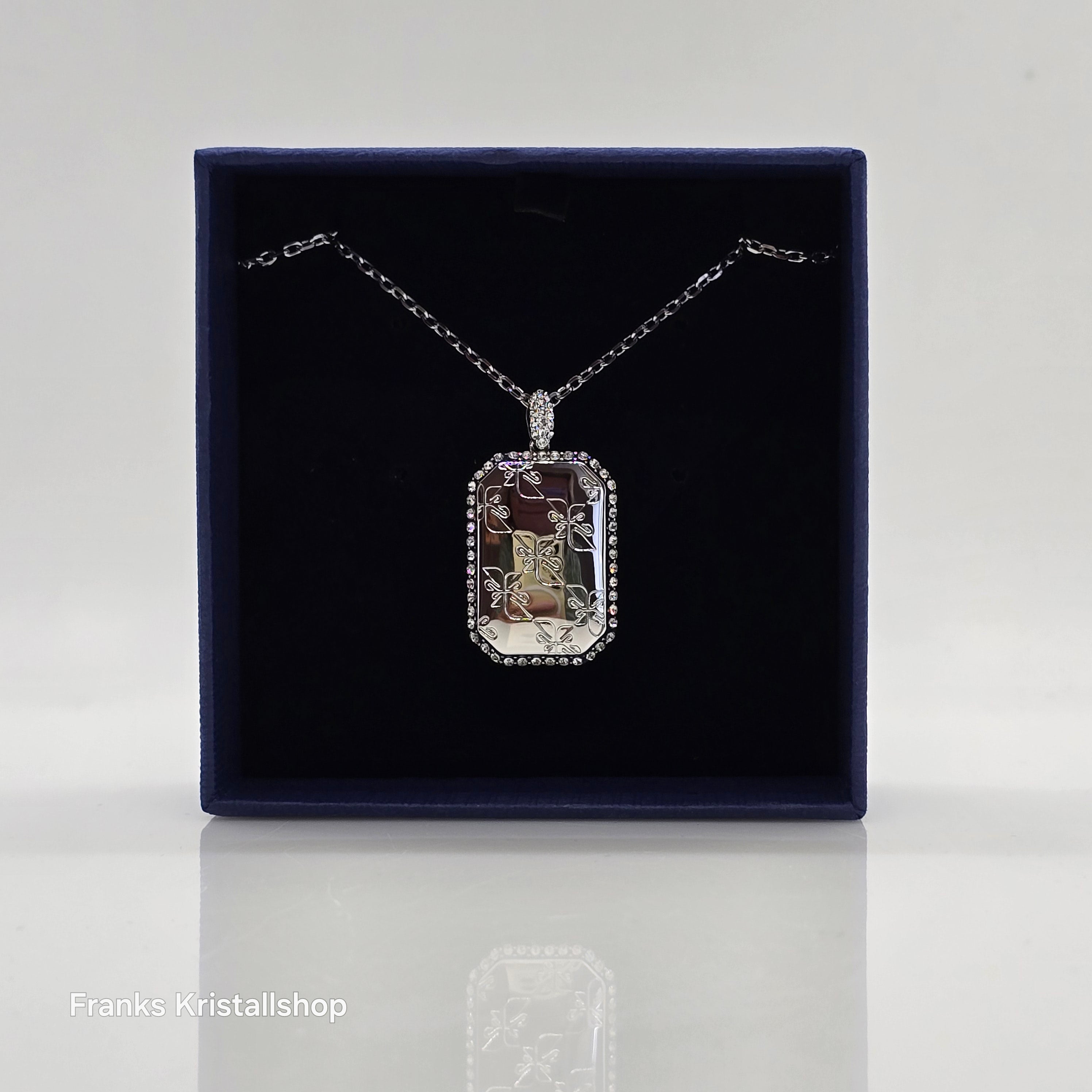 SWAROVSKI Synthesis Halskette Violett Swanflower-Motiv 1158003