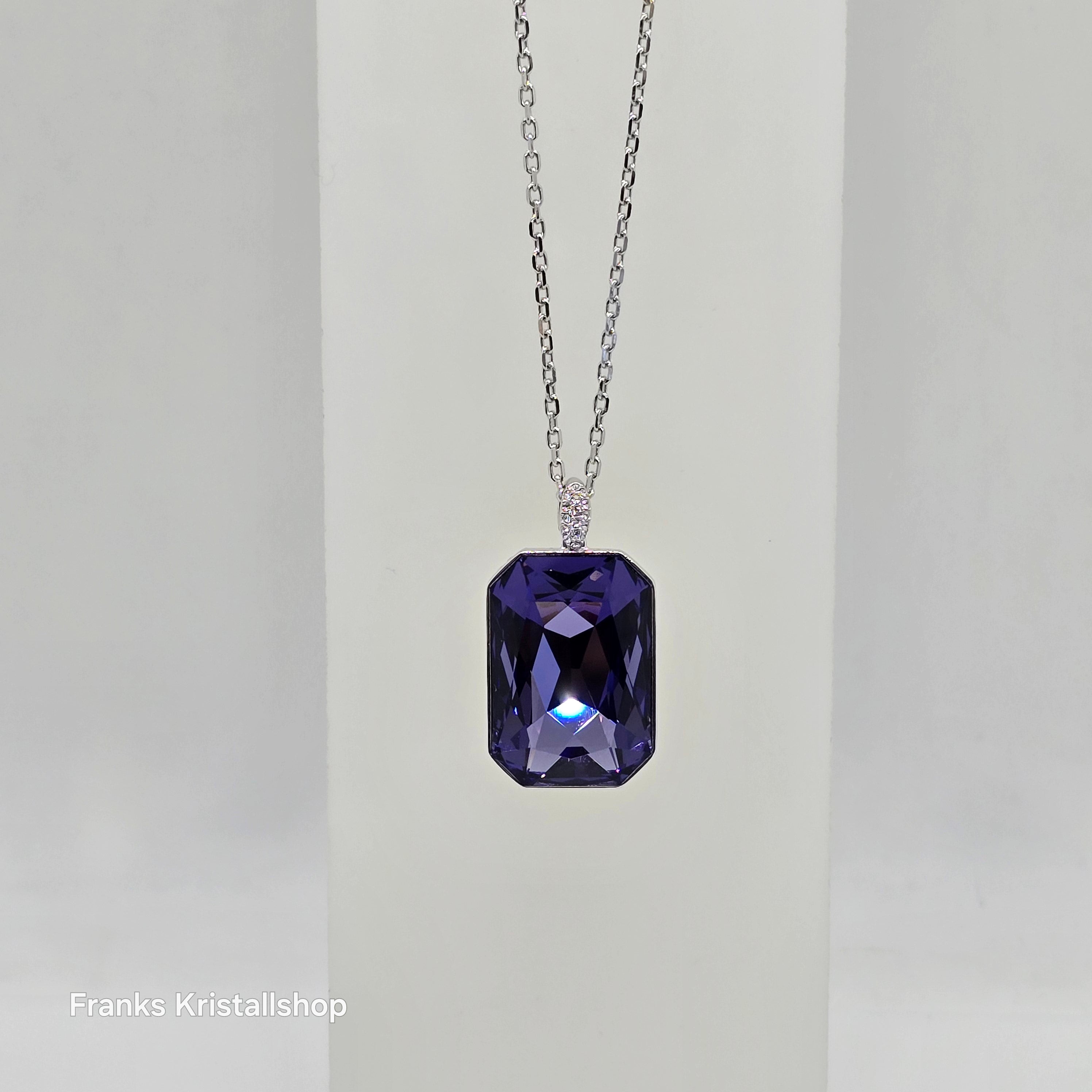 SWAROVSKI Synthesis Halskette Violett Swanflower-Motiv 1158003
