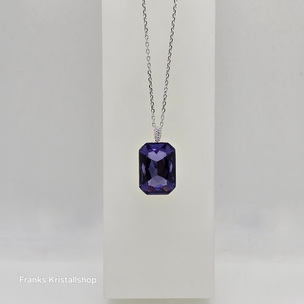 SWAROVSKI Synthesis Halskette Violett Swanflower-Motiv 1158003