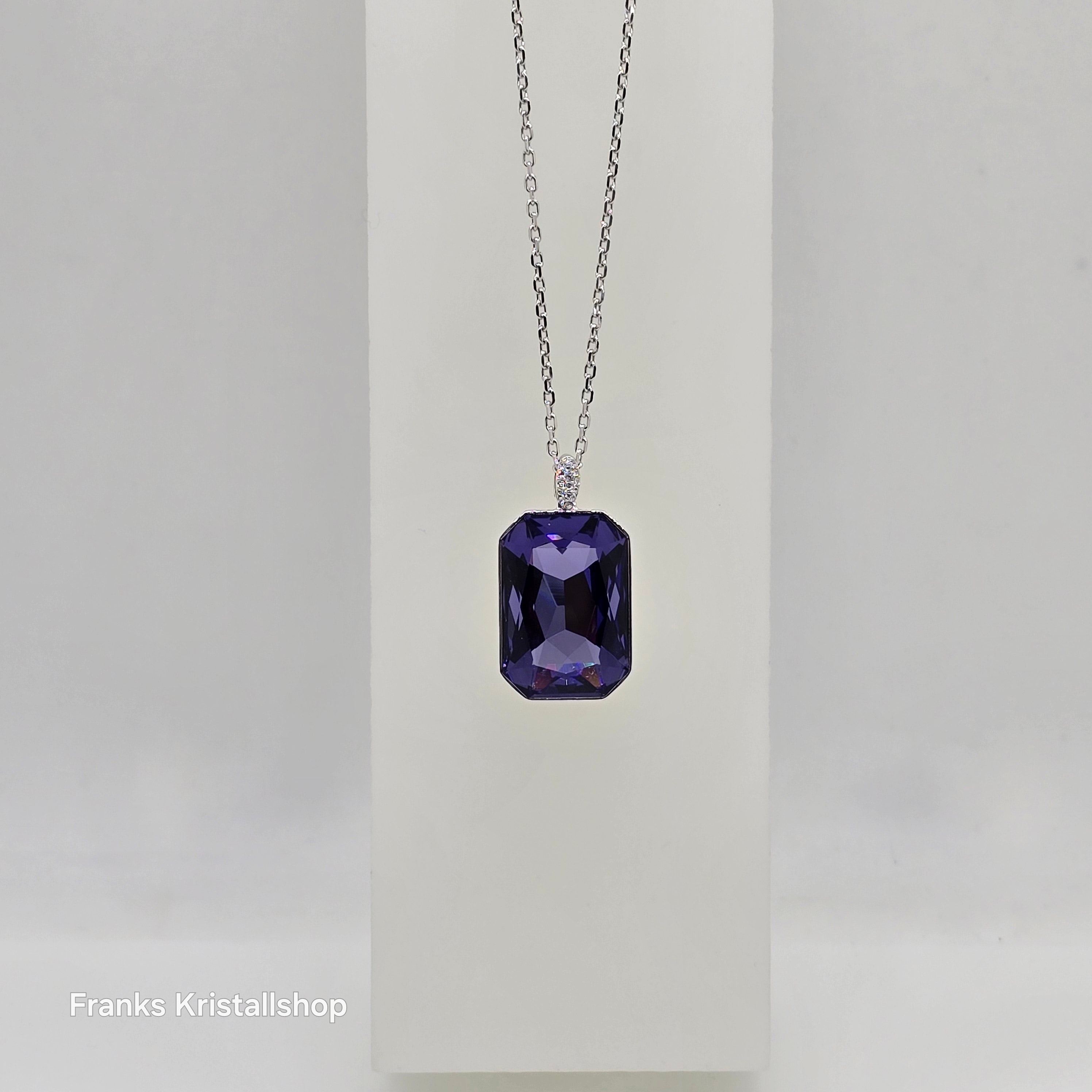 SWAROVSKI Synthesis Halskette Violett Swanflower-Motiv 1158003