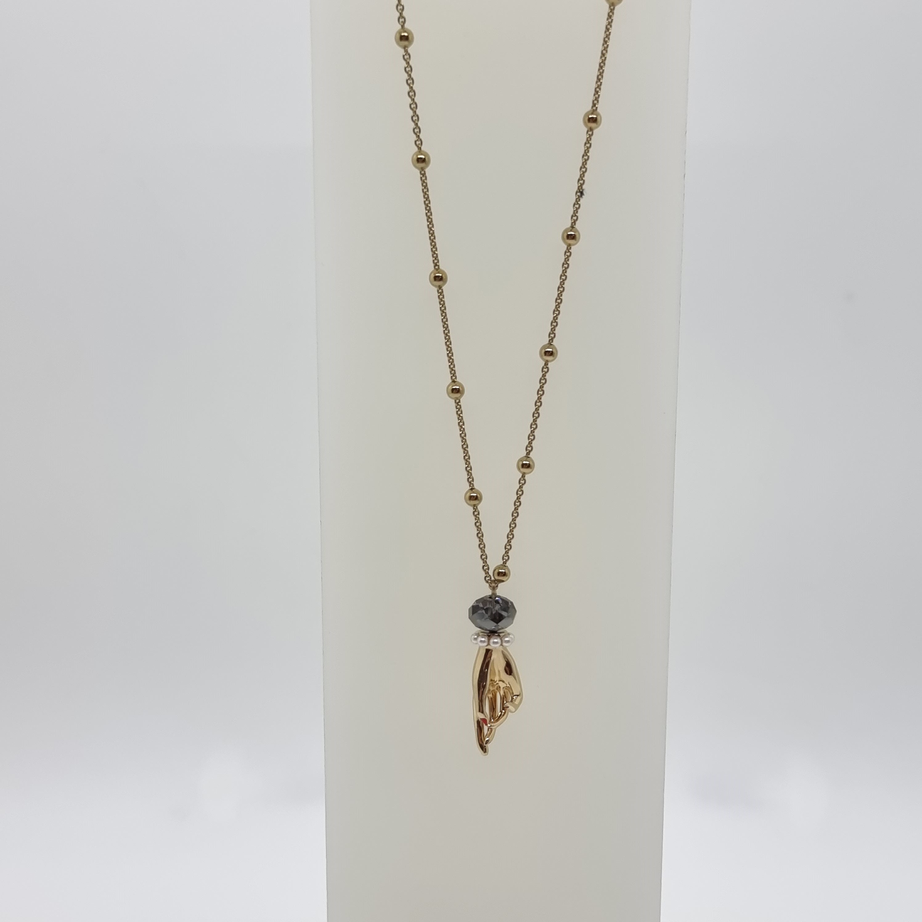 SWAROVSKI Halskette Tarot Magic Hand Halskette, Goldlegierungsschicht 5490909