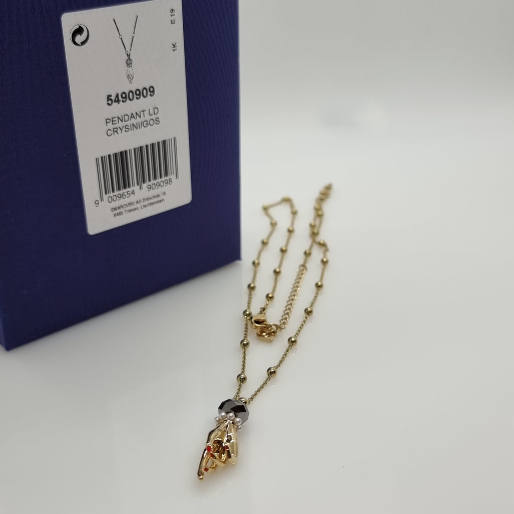 SWAROVSKI Halskette Tarot Magic Hand Halskette, Goldlegierungsschicht 5490909