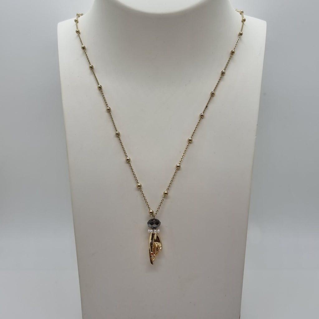 SWAROVSKI Halskette Tarot Magic Hand Halskette, Goldlegierungsschicht 5490909