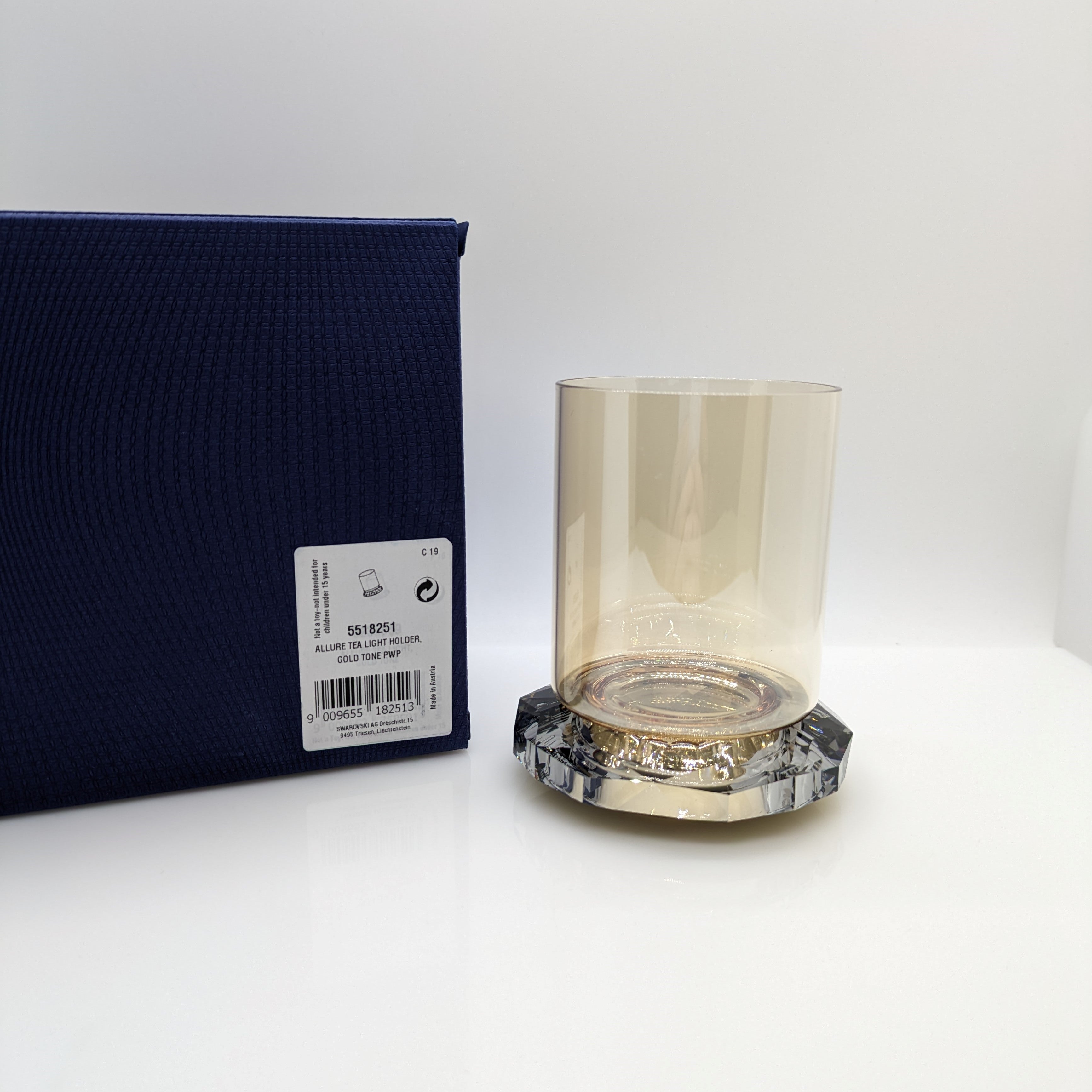 SWAROVSKI Teelicht Allure Goldtone 5518251