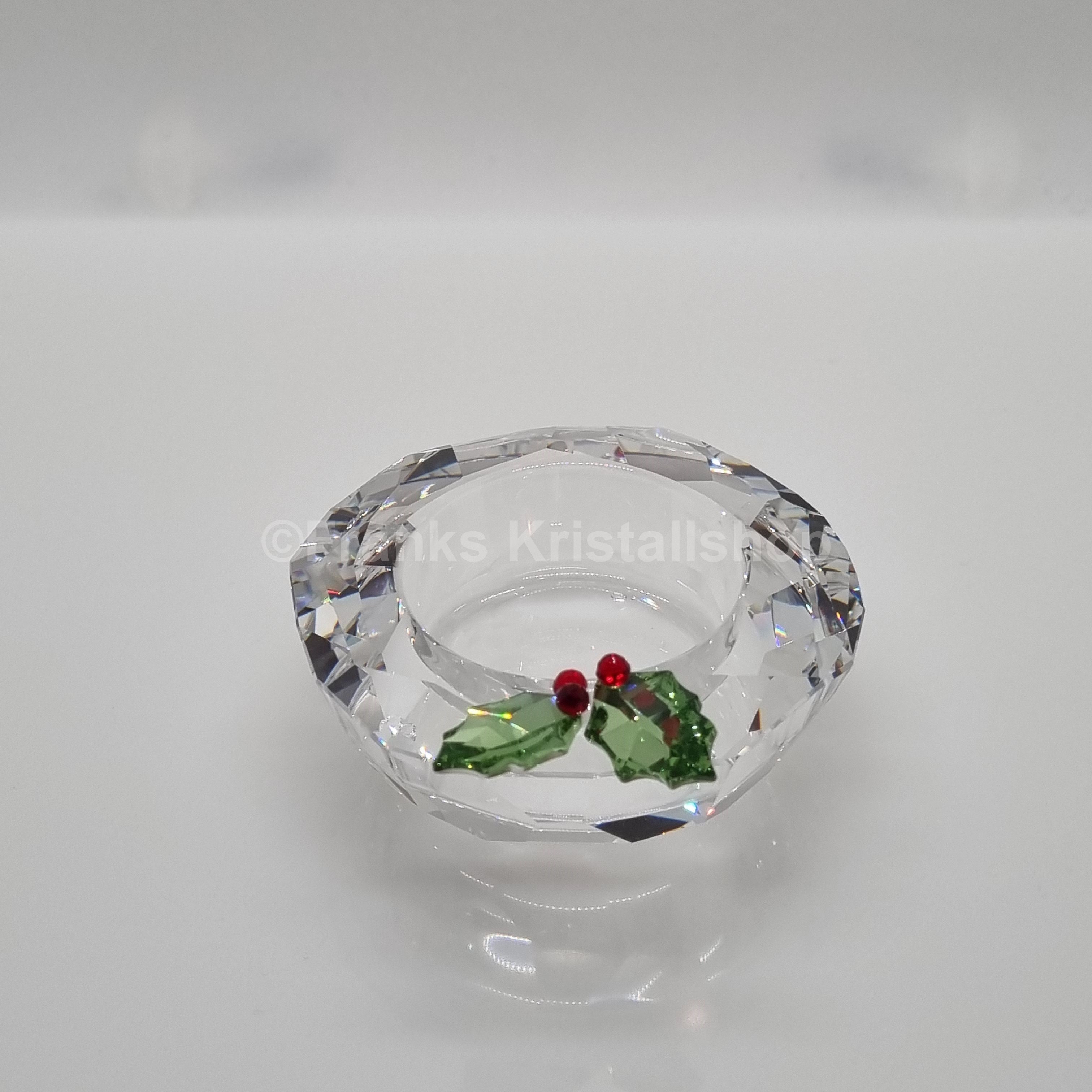 SWAROVSKI Stechpalme Kerzenständer Teelicht Holly Leaf  867401