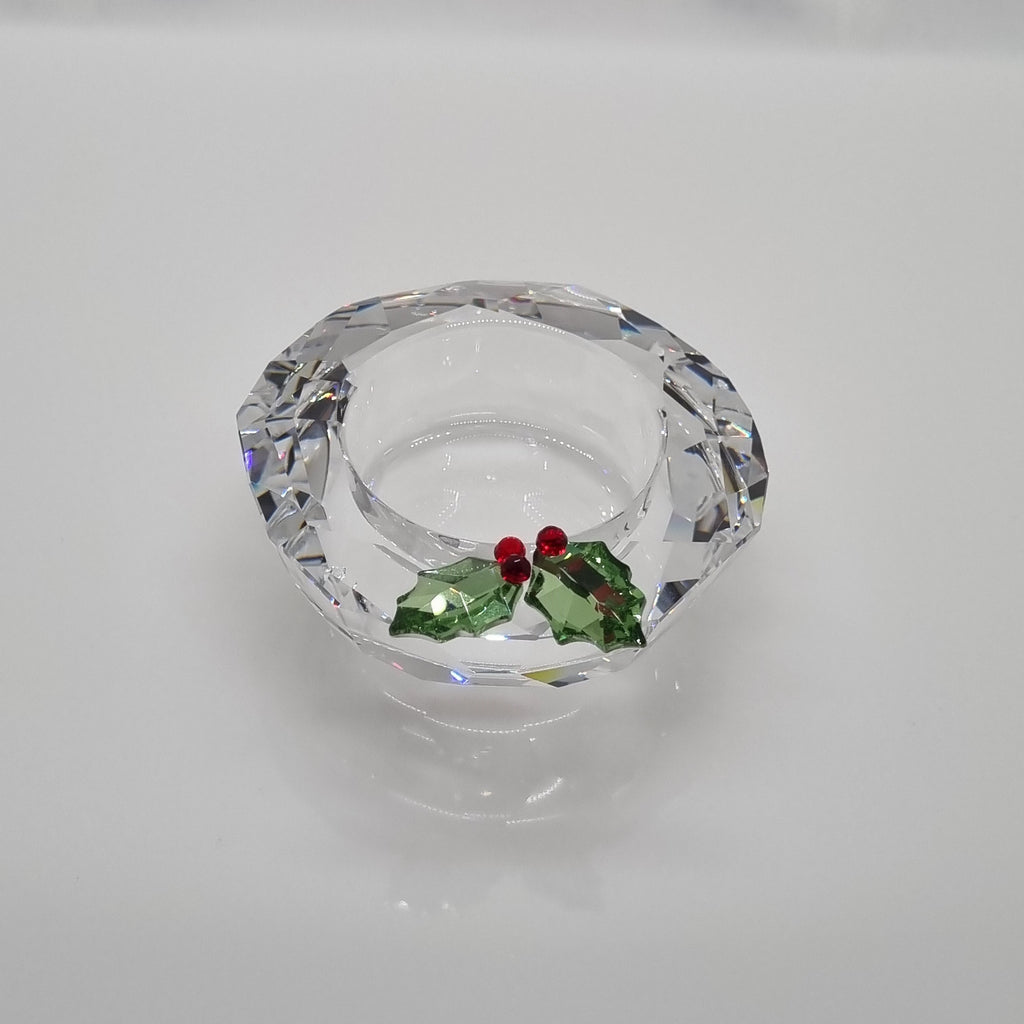 SWAROVSKI Stechpalme Kerzenständer Teelicht Holly Leaf  867401