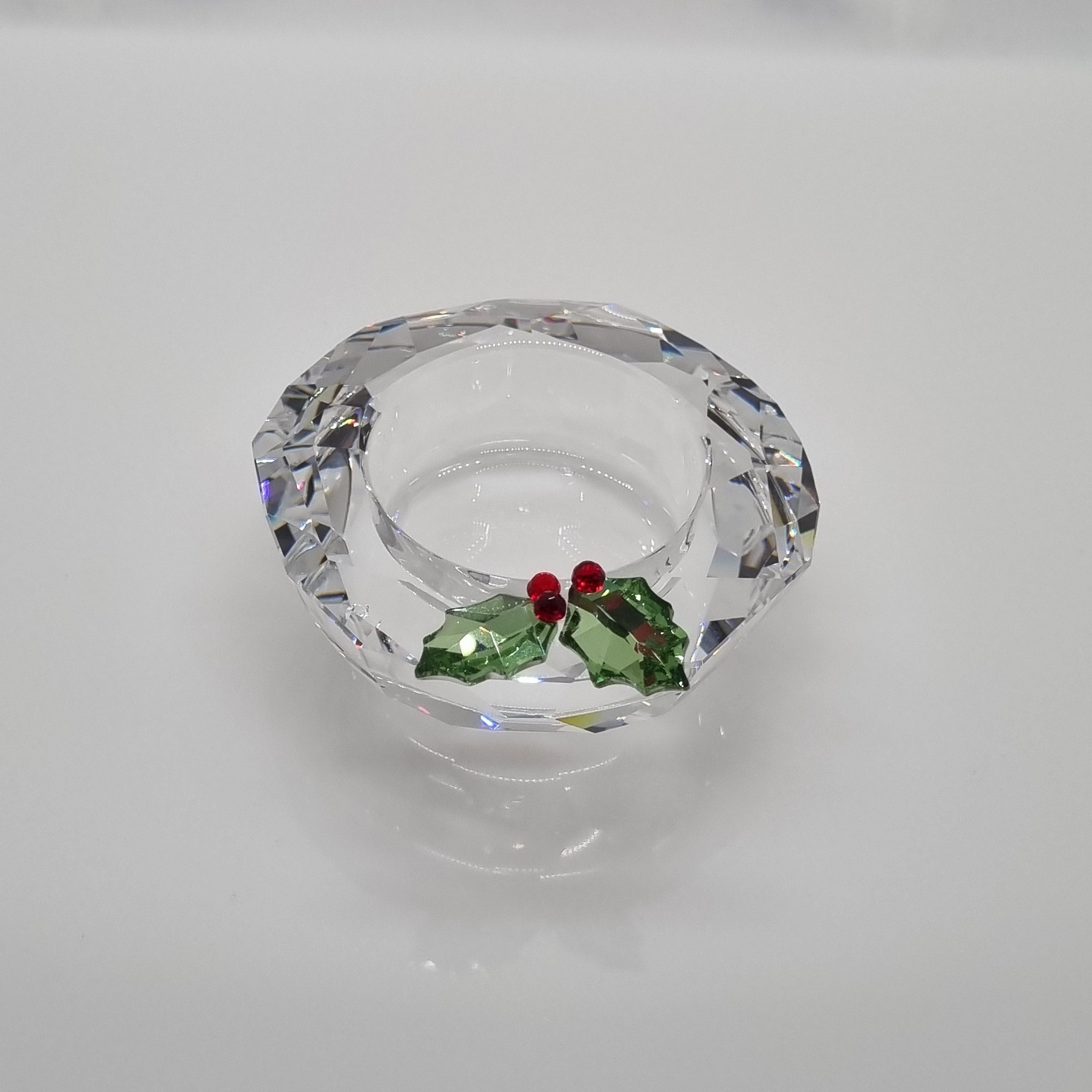 SWAROVSKI Stechpalme Kerzenständer Teelicht Holly Leaf  867401