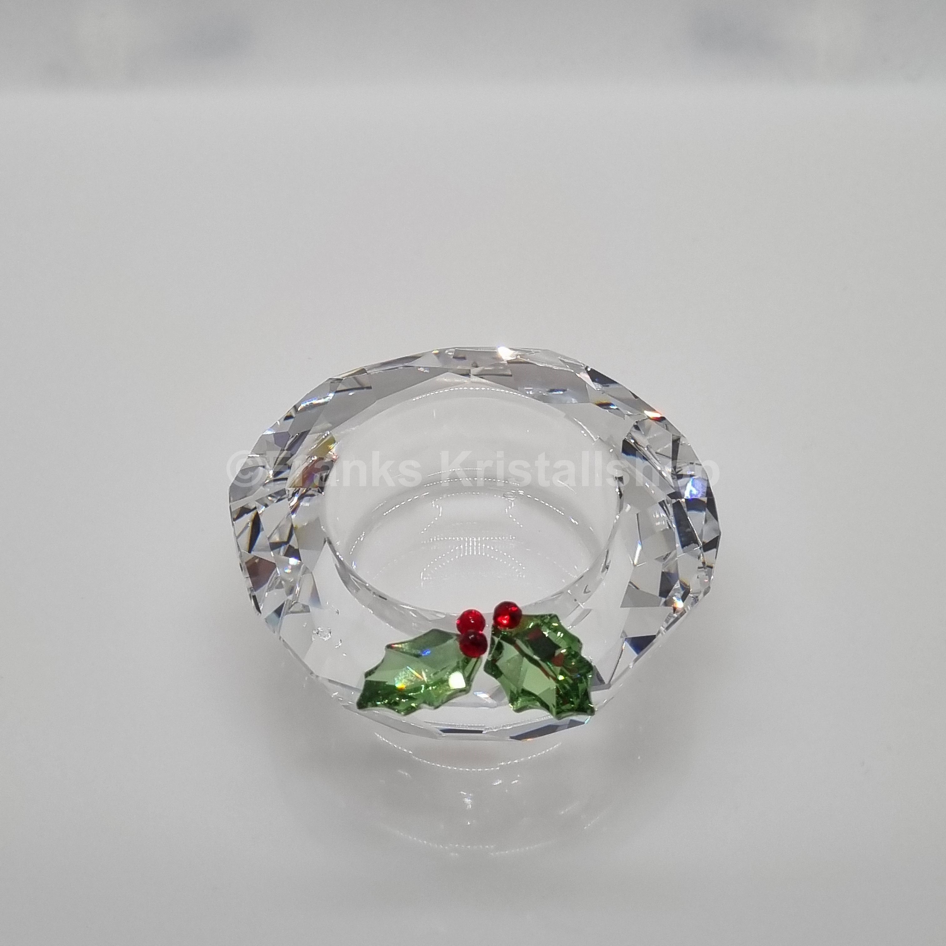 SWAROVSKI Stechpalme Kerzenständer Teelicht Holly Leaf  867401