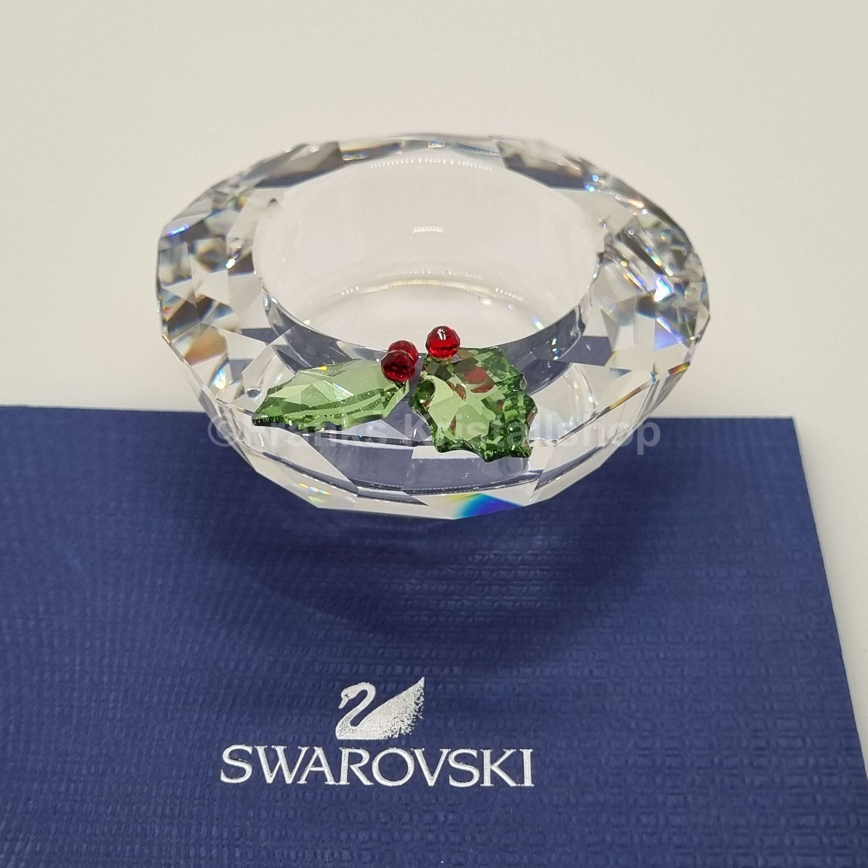 SWAROVSKI Stechpalme Kerzenständer Teelicht Holly Leaf  867401