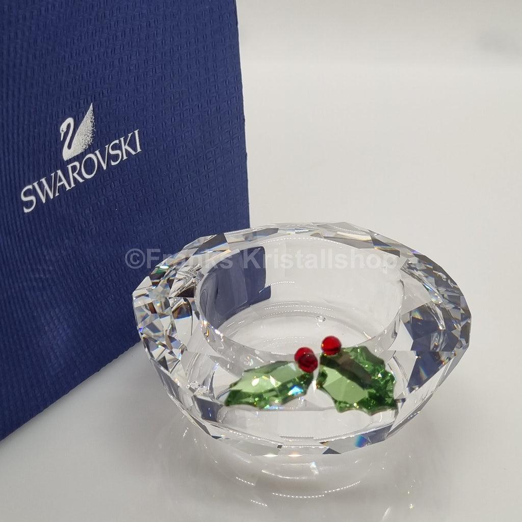 SWAROVSKI Stechpalme Kerzenständer Teelicht Holly Leaf  867401