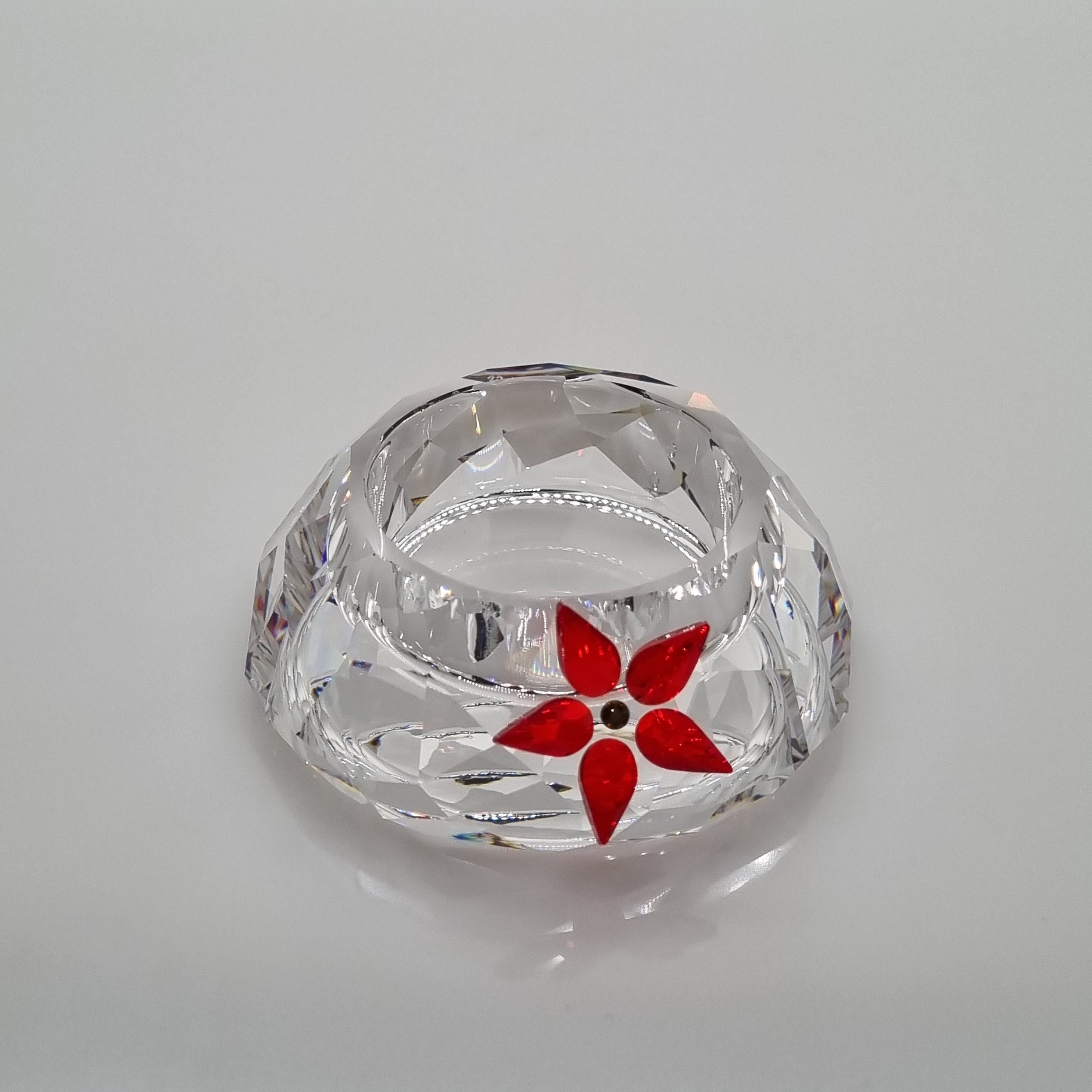 SWAROVSKI Kerzenständer Teelicht Weihnachtstern Poinsettia 895391